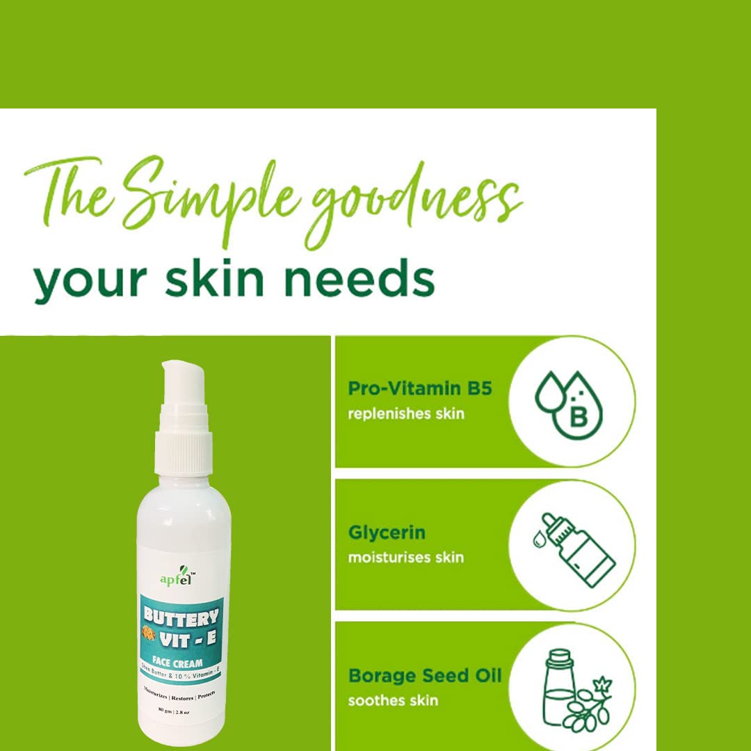 Niacinamide 10% Brightening Face Cream with Apfel Buttery Cream - Hydrating Light Moisturizer for All Skin Types | Sensitive Skin Tested, Fragrance-Free & No Harsh Chemicals (80ml) | Perfect for Daily Skincare Routine & Dark Spot Reduction