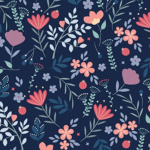 Pink Blue Flower