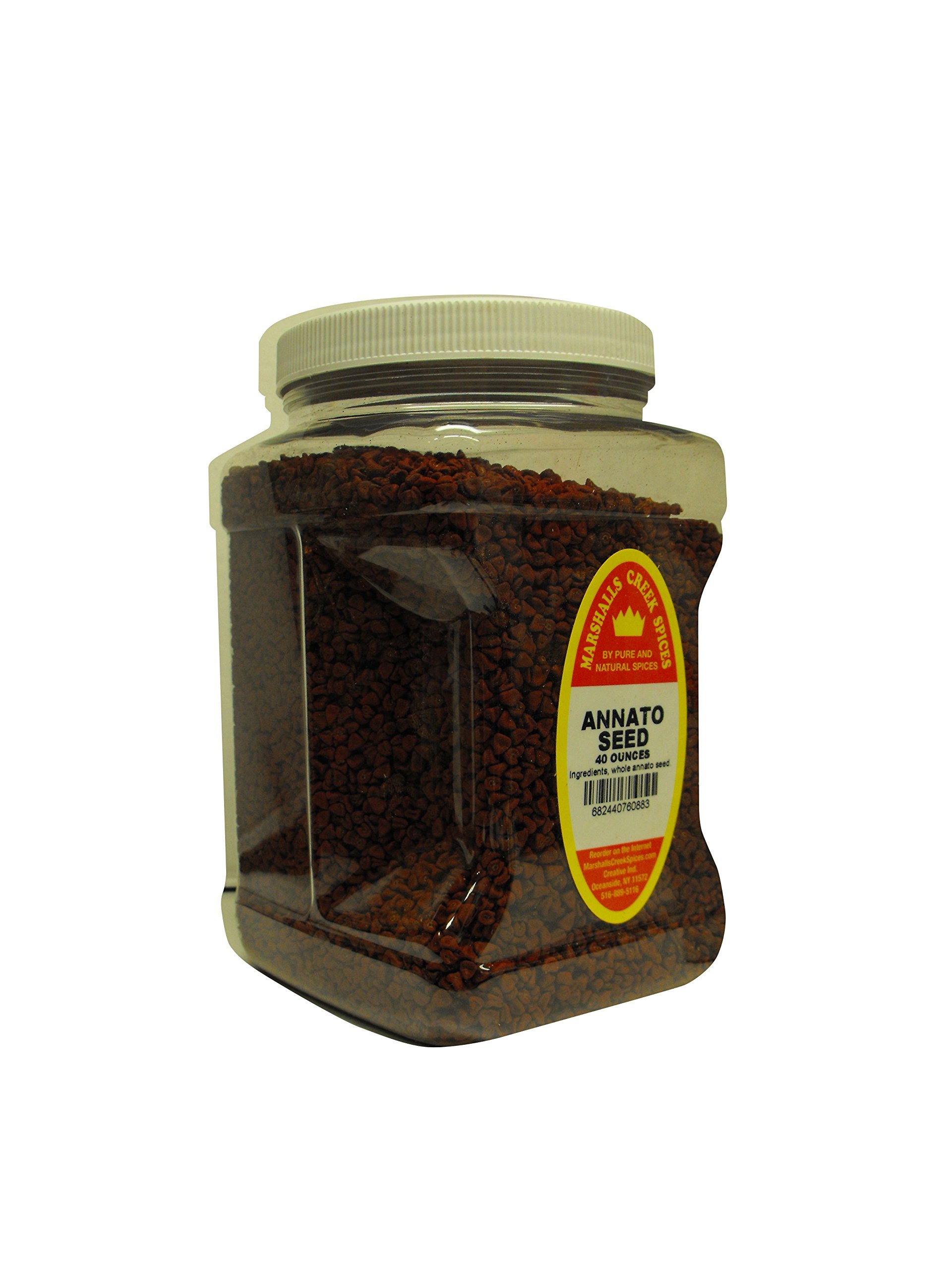 Family Size Marshalls Creek Kosher Annatto Seed Seasoning (40 oz) - Premium Kosher Spice for Latin, Caribbean & Filipino Cooking - Perfect for Rice, Stews & Meat Marinades