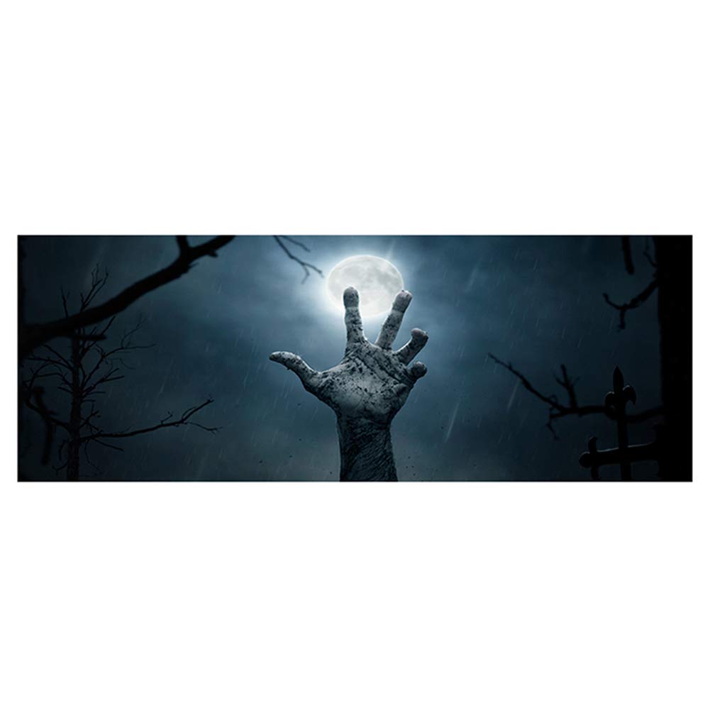 Universal Cemetery Resurrection Horror Car Sticker - Decorative Rear Window Decal for Halloween, Haunted House & Themed Events - Scary Vehicle Accessory for Cars, Trucks & SUVs
