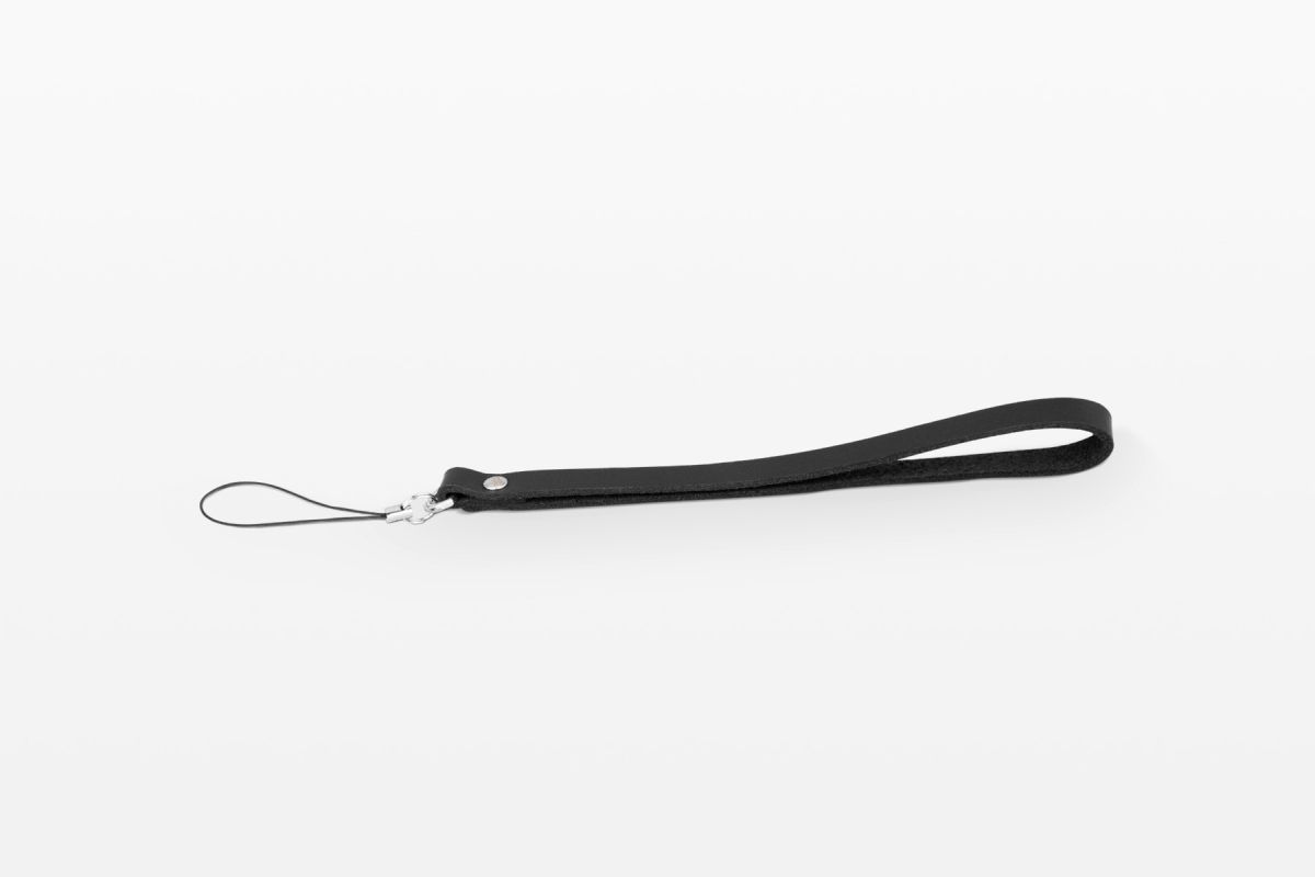 Lomography Black Leather Camera Wrist Strap for DSLR & Mirrorless Cameras - Secure & Comfortable Grip for Photography Enthusiasts