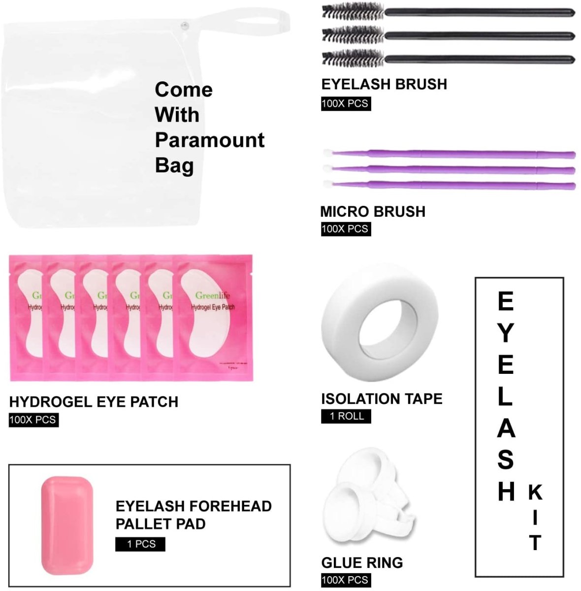Premium Eyelash Extension Kit - Professional False Lashes, Glue & Tools for Stunning Volume & Length | Perfect for Bridal, Party & Everyday Makeup Looks