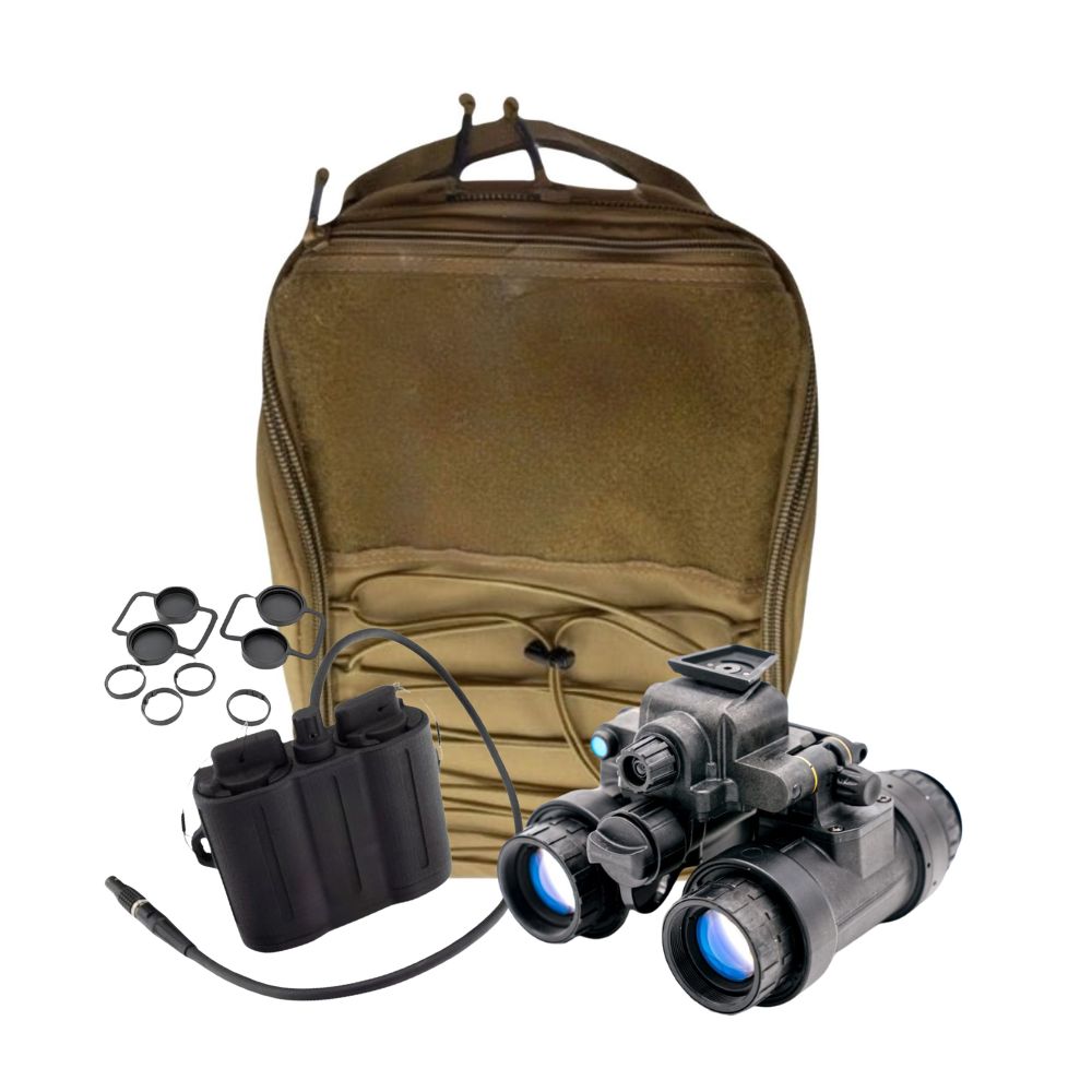 L3Harris BNVD 1531 Gen 3 Night Vision Goggles - White Phosphor 2700 FOM with IR Illuminator for Military, Hunting & Tactical Operations