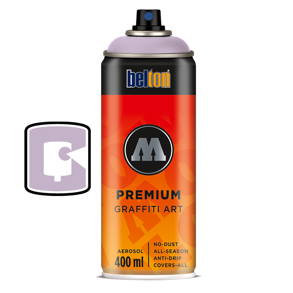 Premium Molotow Belton Spray Paint - 400ML (13.5 oz) High-Quality Graffiti & Street Art Paint for Artists - Perfect for Murals, Canvas, Wood & Metal Projects