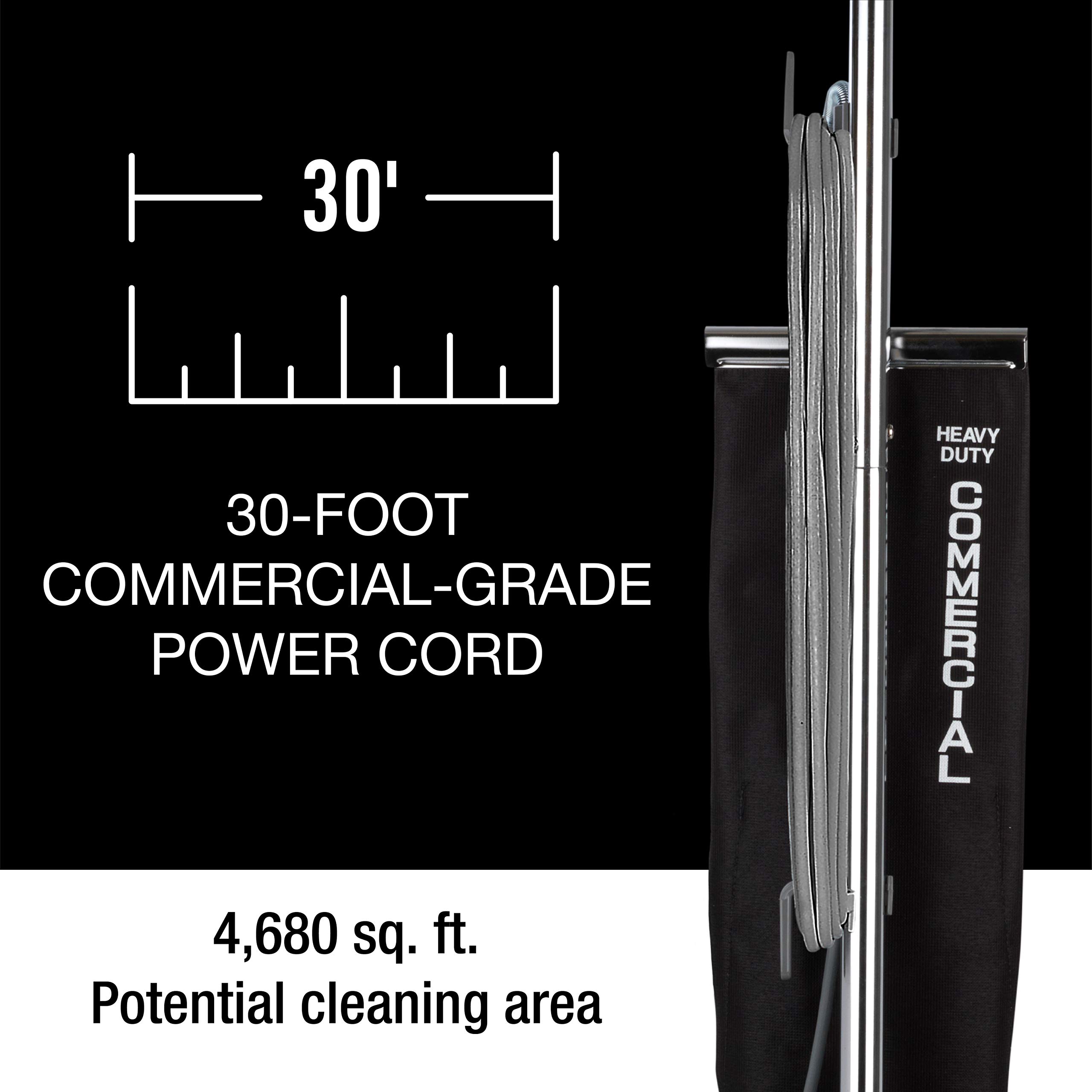 Sanitaire SC679K Commercial Upright Vacuum Cleaner with Bag - Powerful Suction for Carpets & Hard Floors - Ideal for Offices, Schools & Hotels (Red)