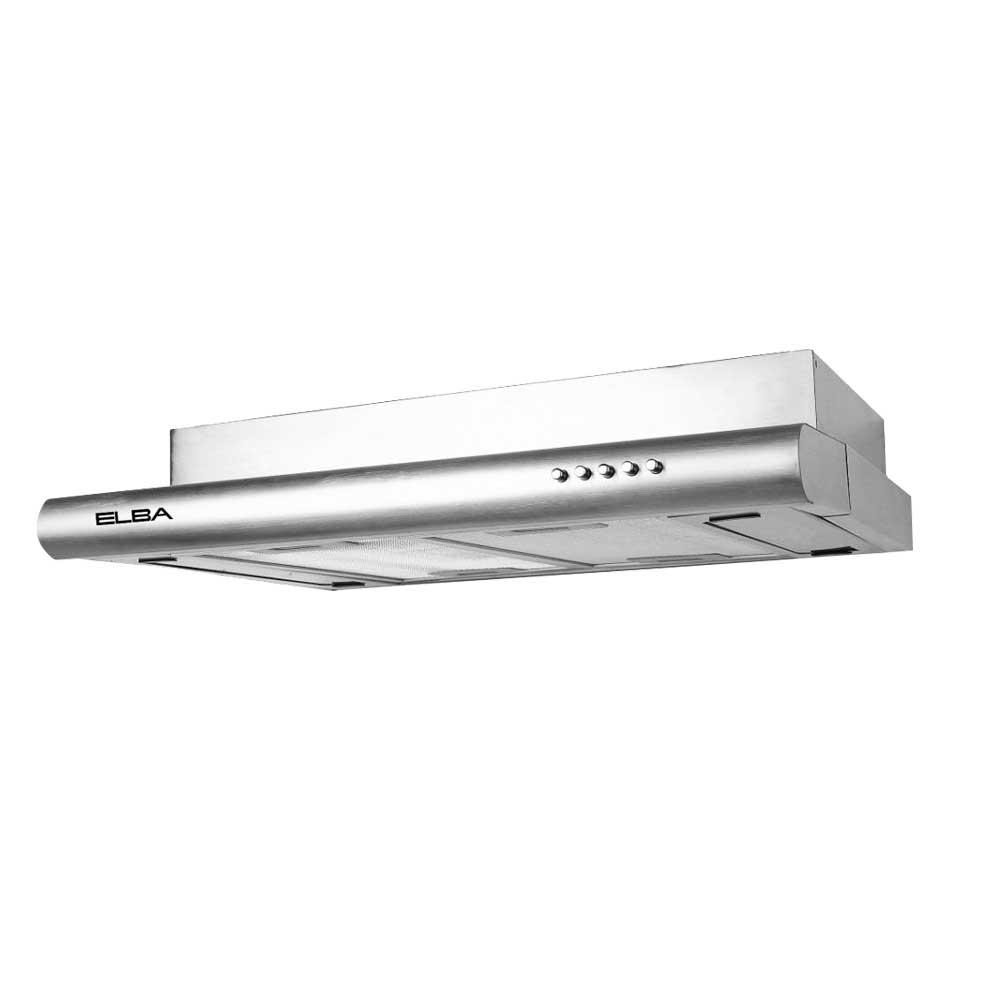Elba EBCH201/60 60cm Stainless Steel Cooker Hood - Powerful 600m³/h Extraction, Quiet Operation, LED Lighting - Perfect for Modern Kitchens & Open Plan Living Spaces