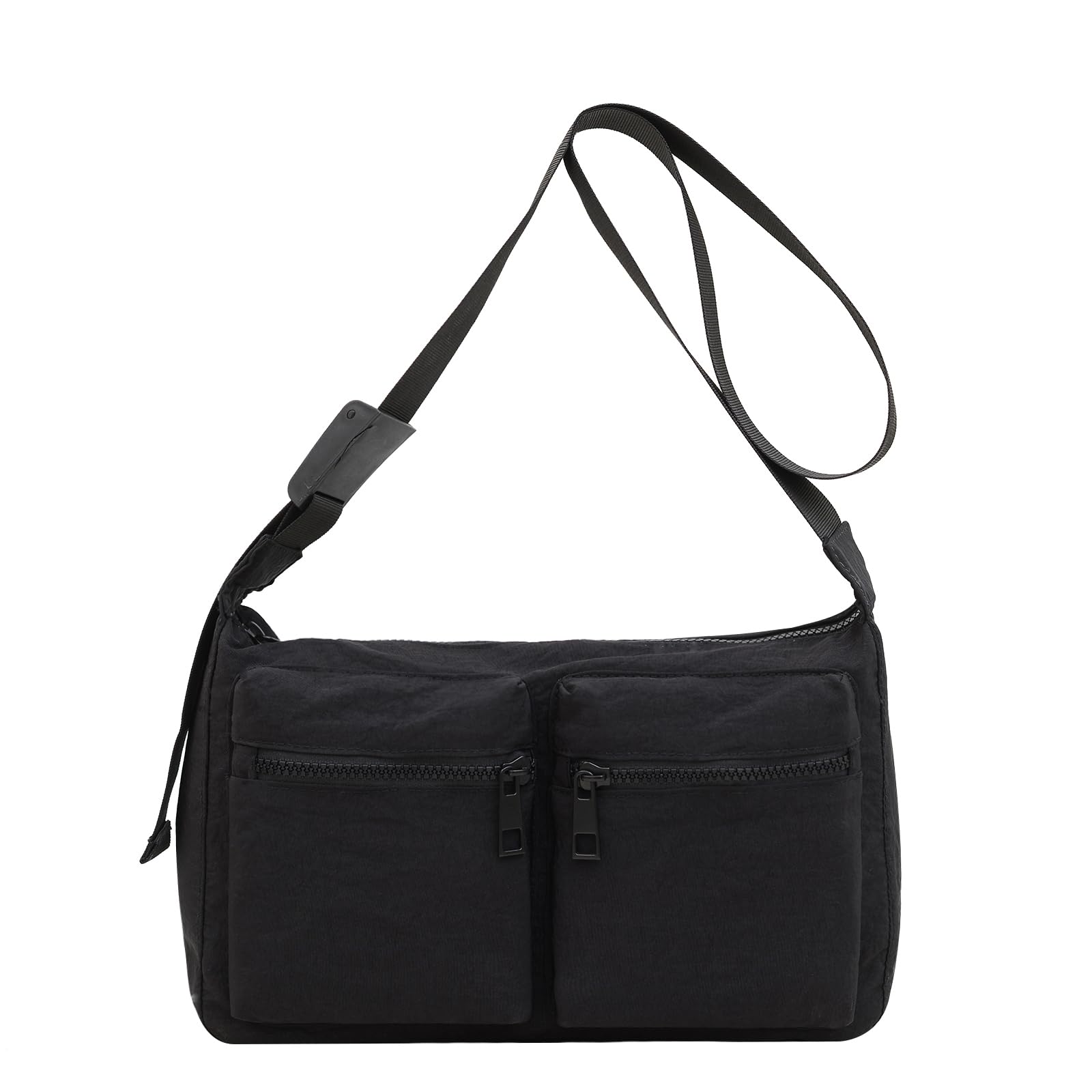 Stylish Nylon Crossbody Messenger Bag for Women - Lightweight Shoulder Bag with Multiple Pockets for Work, College & Daily Use | Perfect for Commuting, Travel & Shopping