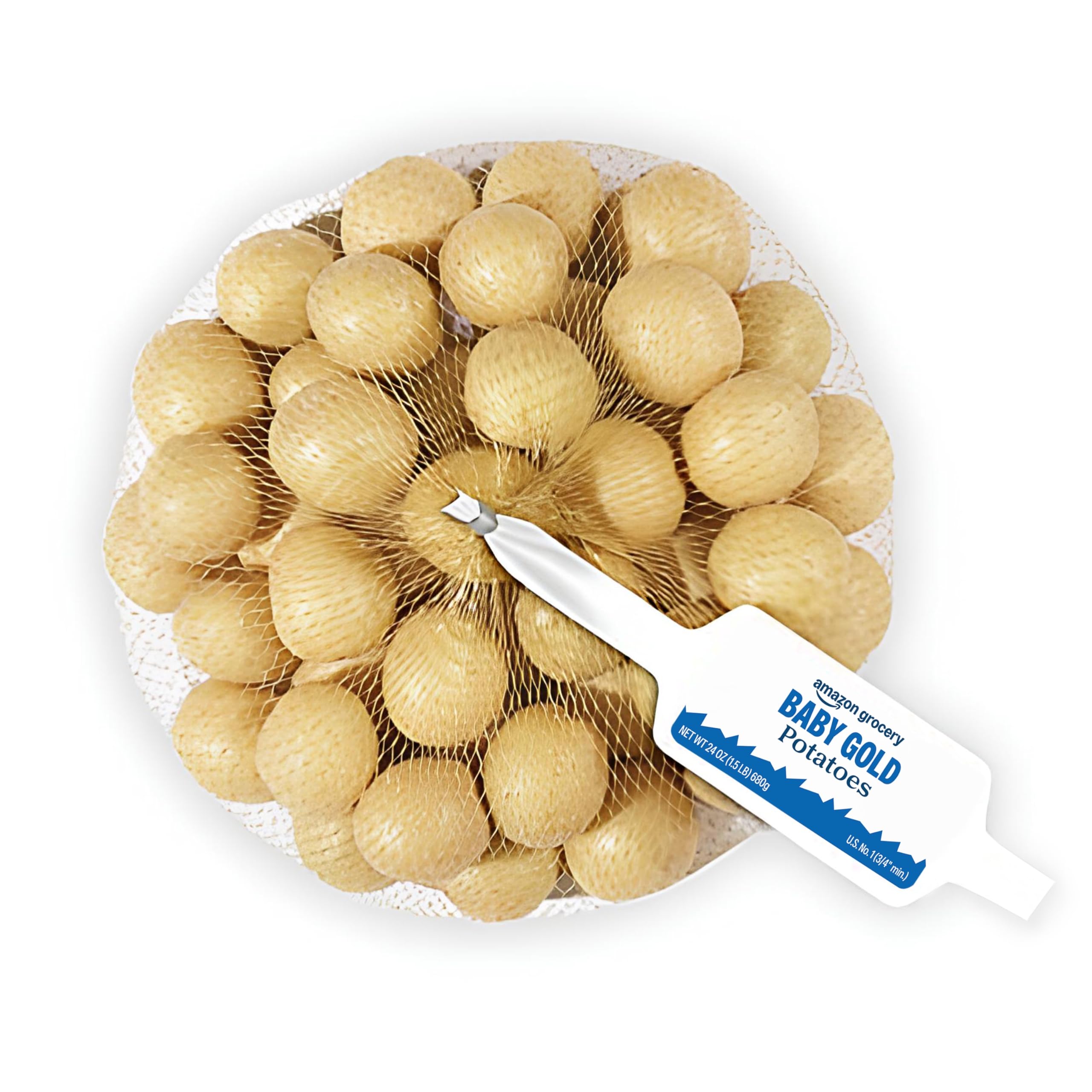 Organic Baby Gold Potatoes 1.5 Lb - Fresh, Non-GMO, Perfect for Roasting, Mashing & Salads - Amazon Grocery (Packaging May Vary) - Ideal for Family Dinners, Meal Prep & Healthy Cooking