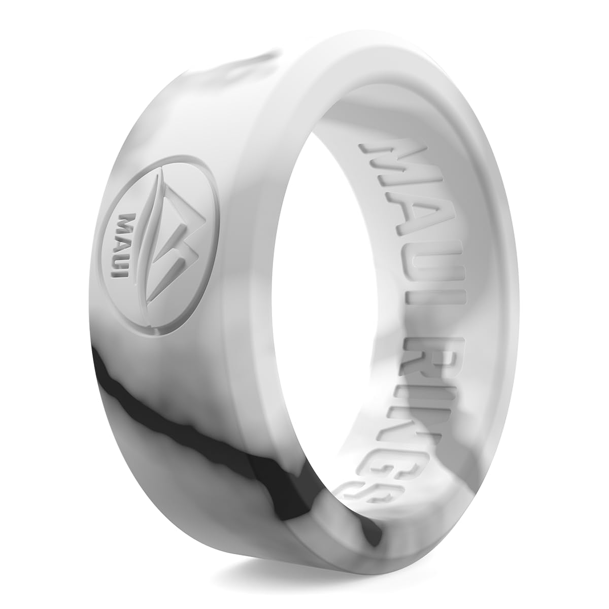Silicone Wedding Rings for Men - Durable & Comfortable Solid Style Engagement Bands - Safe Gym & Sports Ring for Active Lifestyles - Perfect for Workouts, Swimming, and Outdoor Activities