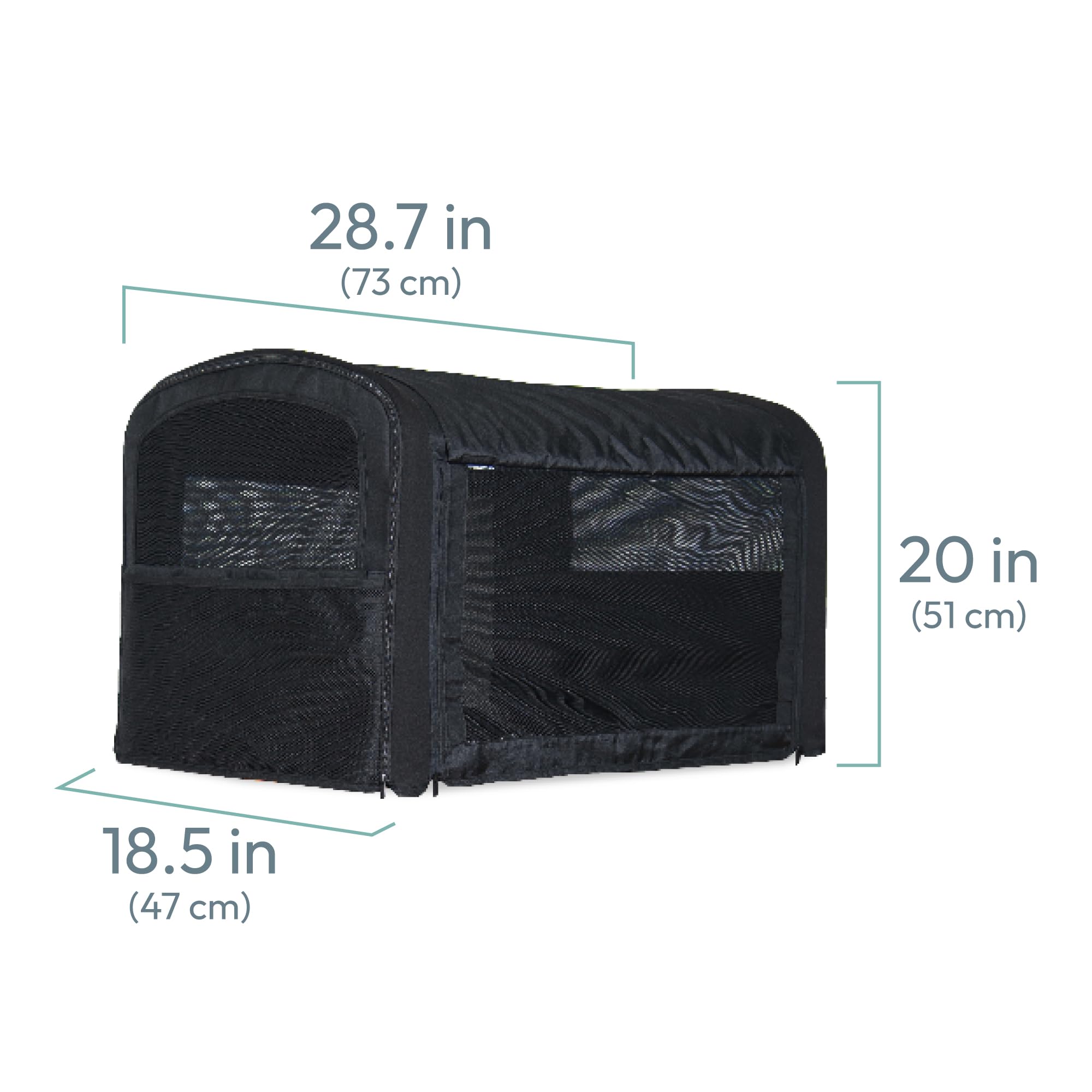 Wonderfold W2 Elite/Luxe Stroller Wagon Canopy - Removable Front & Back, Mesh Sides, Adjustable Panels with Storage Pockets | Perfect for Outdoor Adventures, Beach Trips, and Family Outings