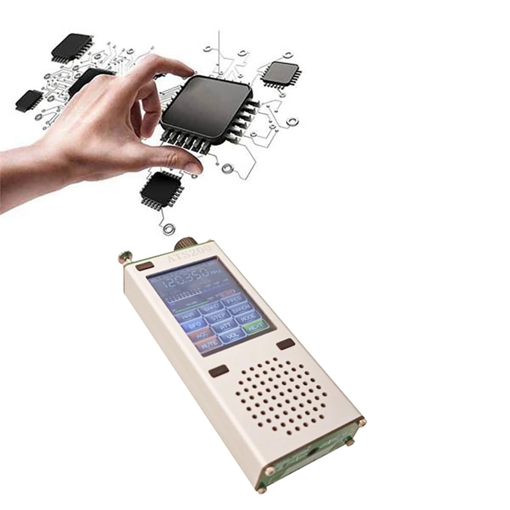 GUIJIALY ATS200 Full Band Radio with SI4732 Chip, ESP32, Bluetooth & 2.4