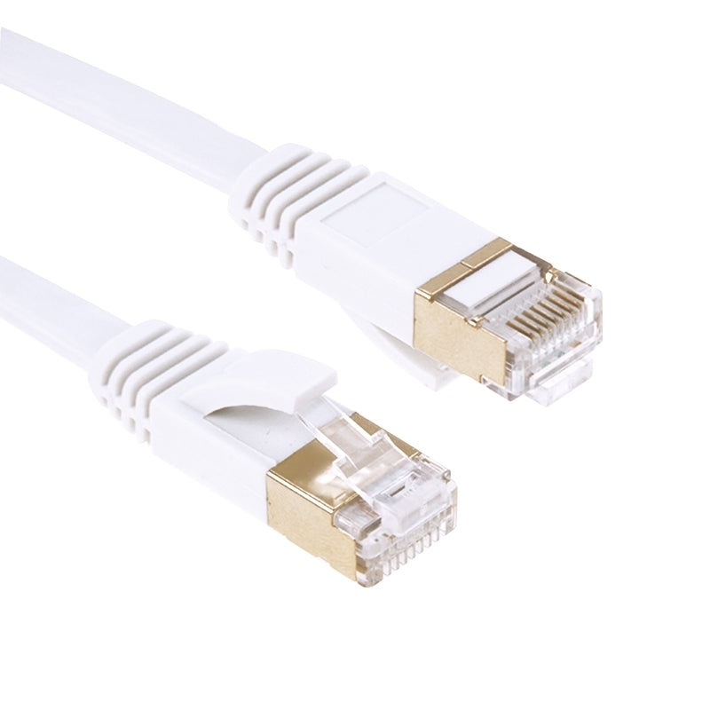Flat CAT7 Ethernet LAN Cable RJ45 - High-Speed Network Cable for Gaming, Streaming & Home Office Setup