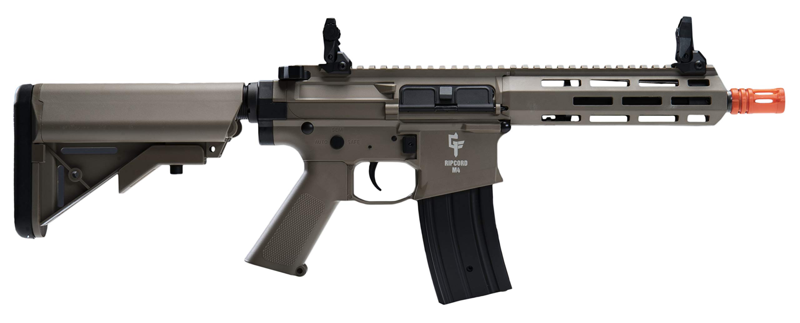 Game Face GFM4NFB Ripcord M4 Electric Full/Semi-Auto Airsoft Rifle - High Performance Airsoft Gun for Tactical Training & Outdoor Shooting Games