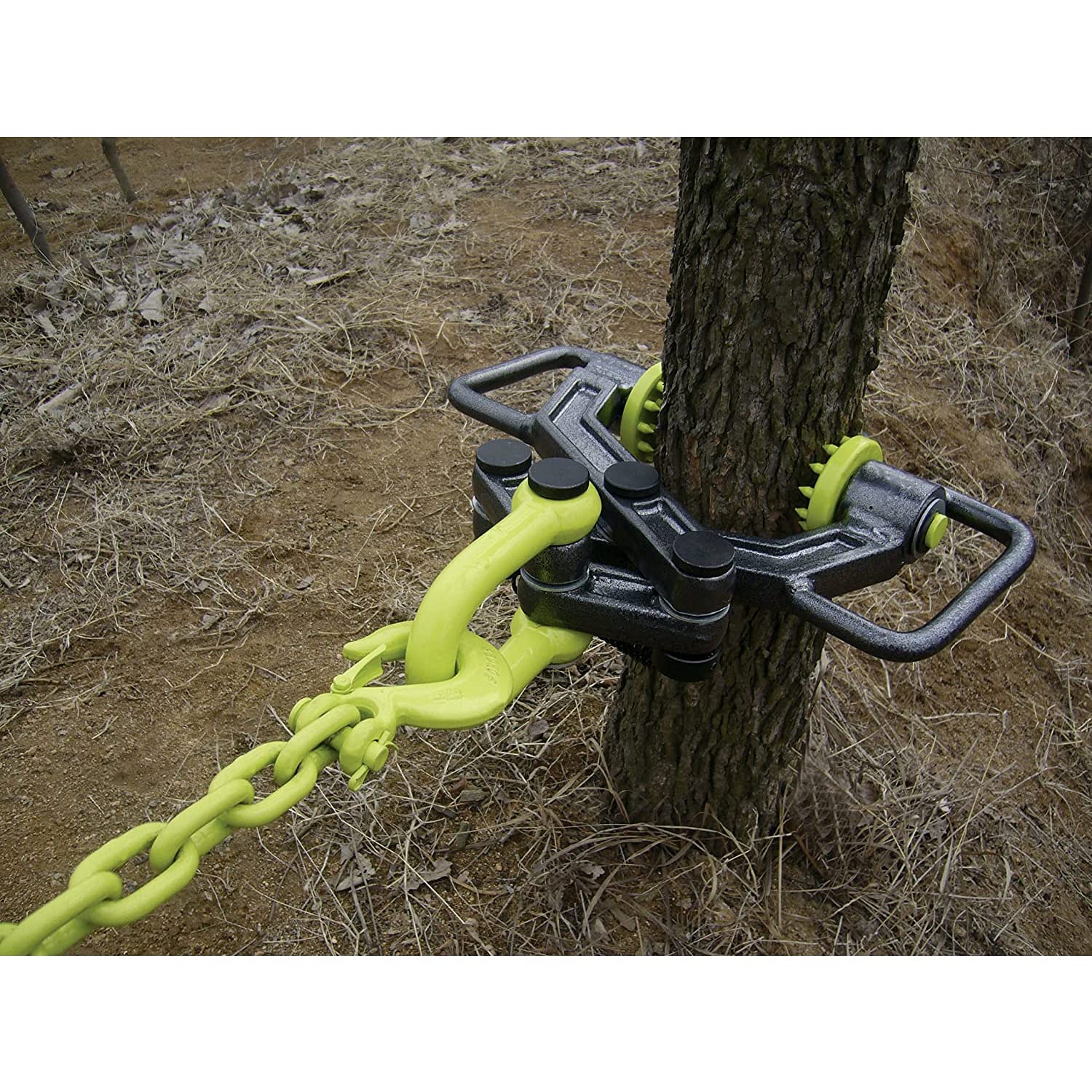 BG-11 Xtreme Brush & Tree Stump Puller Tool - Heavy Duty Brush Grubber with Non-Slip Teeth, Rotating Grips & Ergonomic Handles for Landscaping, Yard Clearing & Farm Maintenance