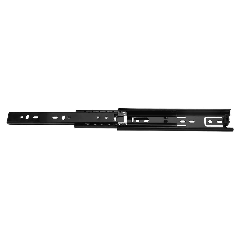 2PCS Full Extension Drawer Slides 8 Inch, Heavy Duty Side Mount Cabinet Slides for Kitchen Cabinets, Dressers, Office Furniture - Smooth Gliding Ball Bearing Drawer Rails for Easy Access Storage Solutions