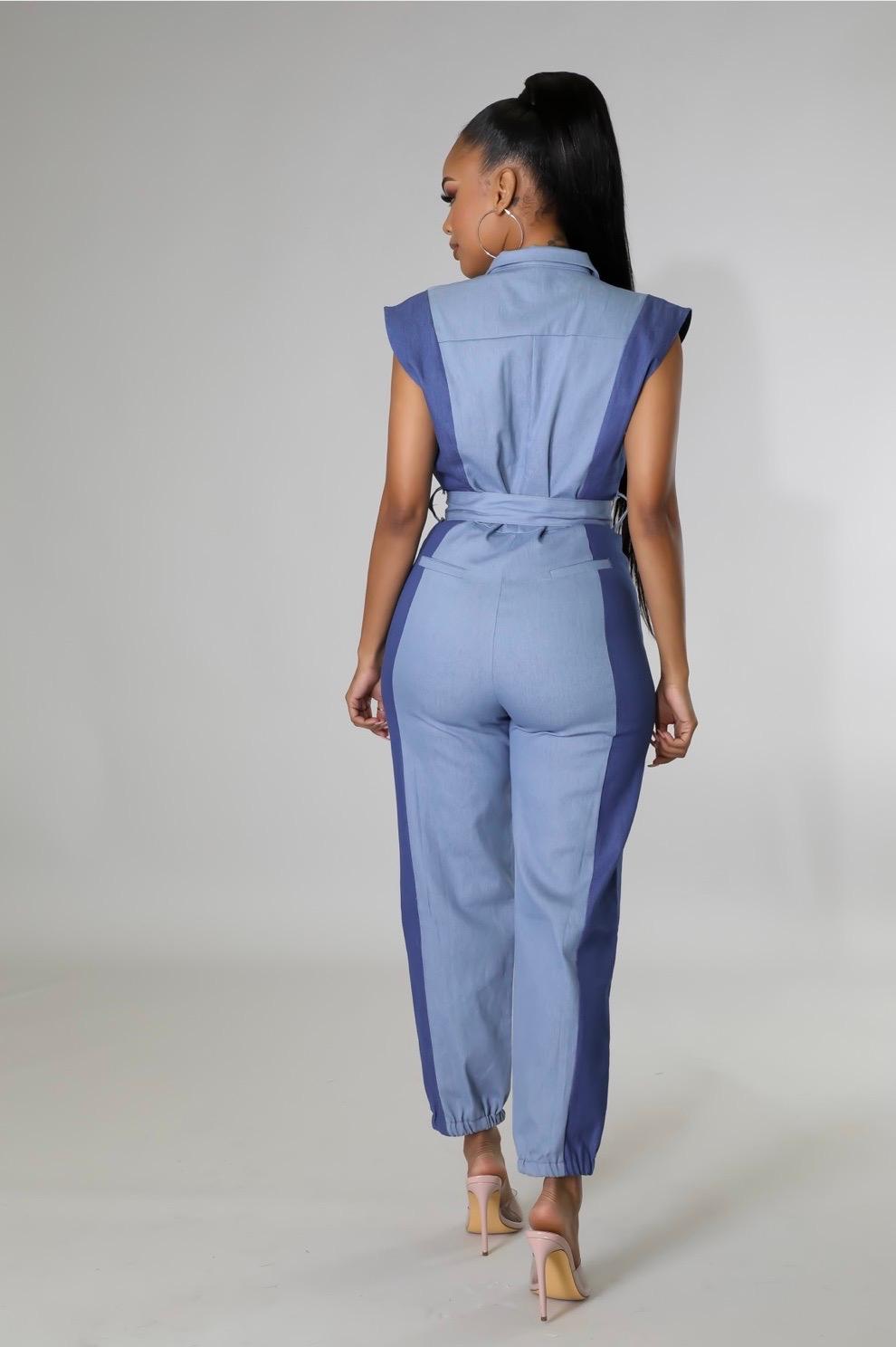 Paloma Denim Jumpsuit for Women - Stylish & Comfortable One-Piece Outfit for Casual Wear, Parties & Summer Fashion