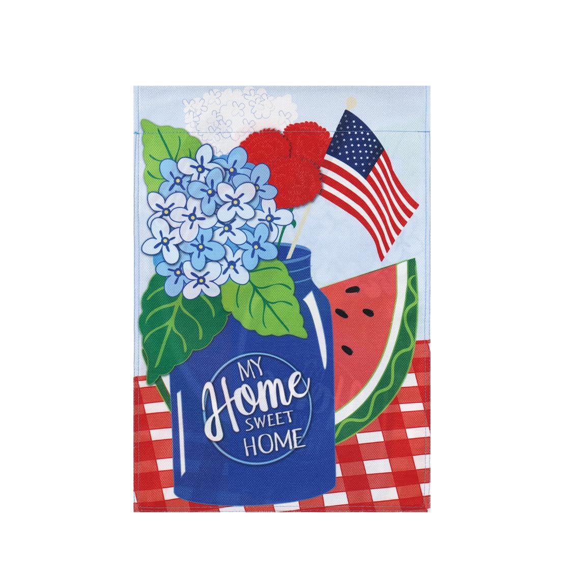 Patriotic Garden Flag 12x18 - Double Sided Home Decor for Yard & Porch