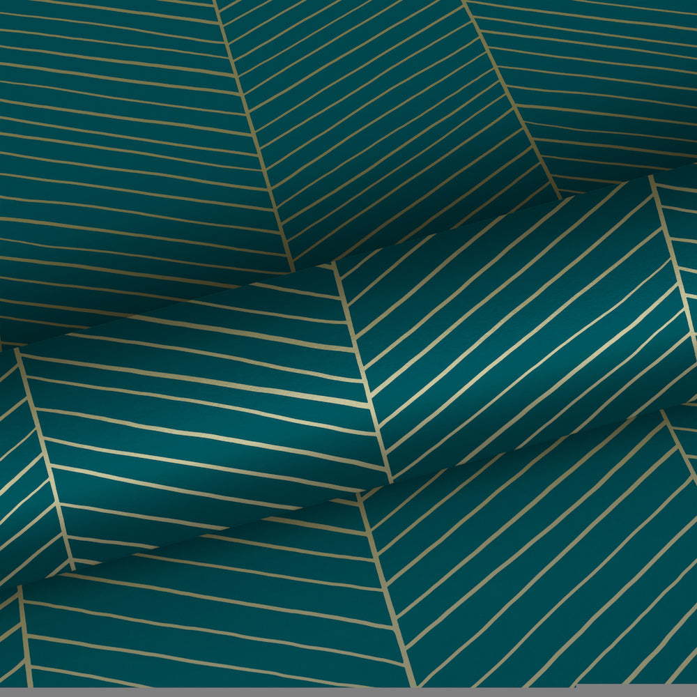 Art of Deco Fine Herringbone Pattern - Elegant Home Decor for Living Room, Bedroom & Office | Stylish Wall Art & Interior Design Accent