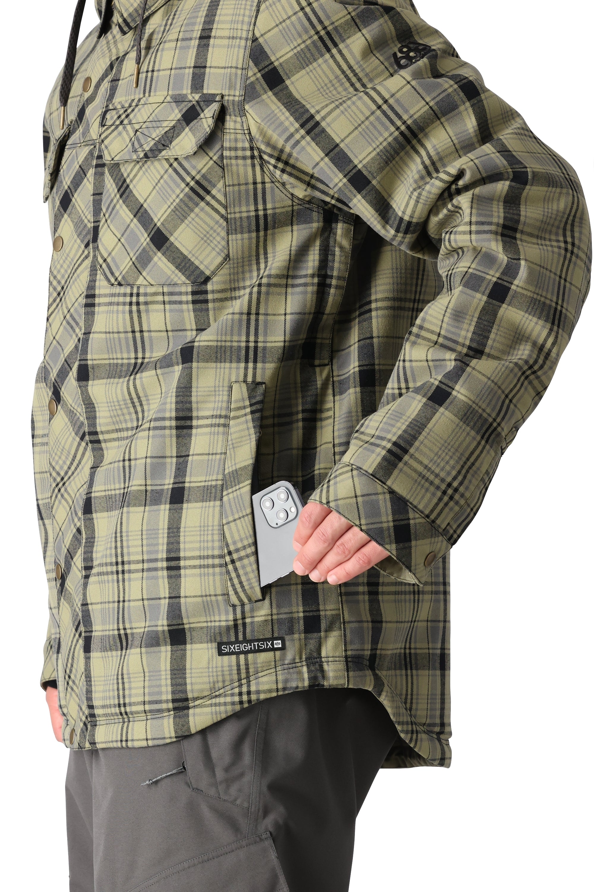 686 Men's Woodland Insulated Jacket - Waterproof Winter Coat for Hiking & Outdoor Activities (2025 Edition) - Perfect for Camping, Skiing & Cold Weather Adventures