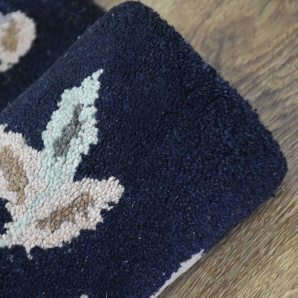 Hand Tufted Rosebud Area Rug - Soft Floral Design for Living Room, Bedroom & Nursery Decor