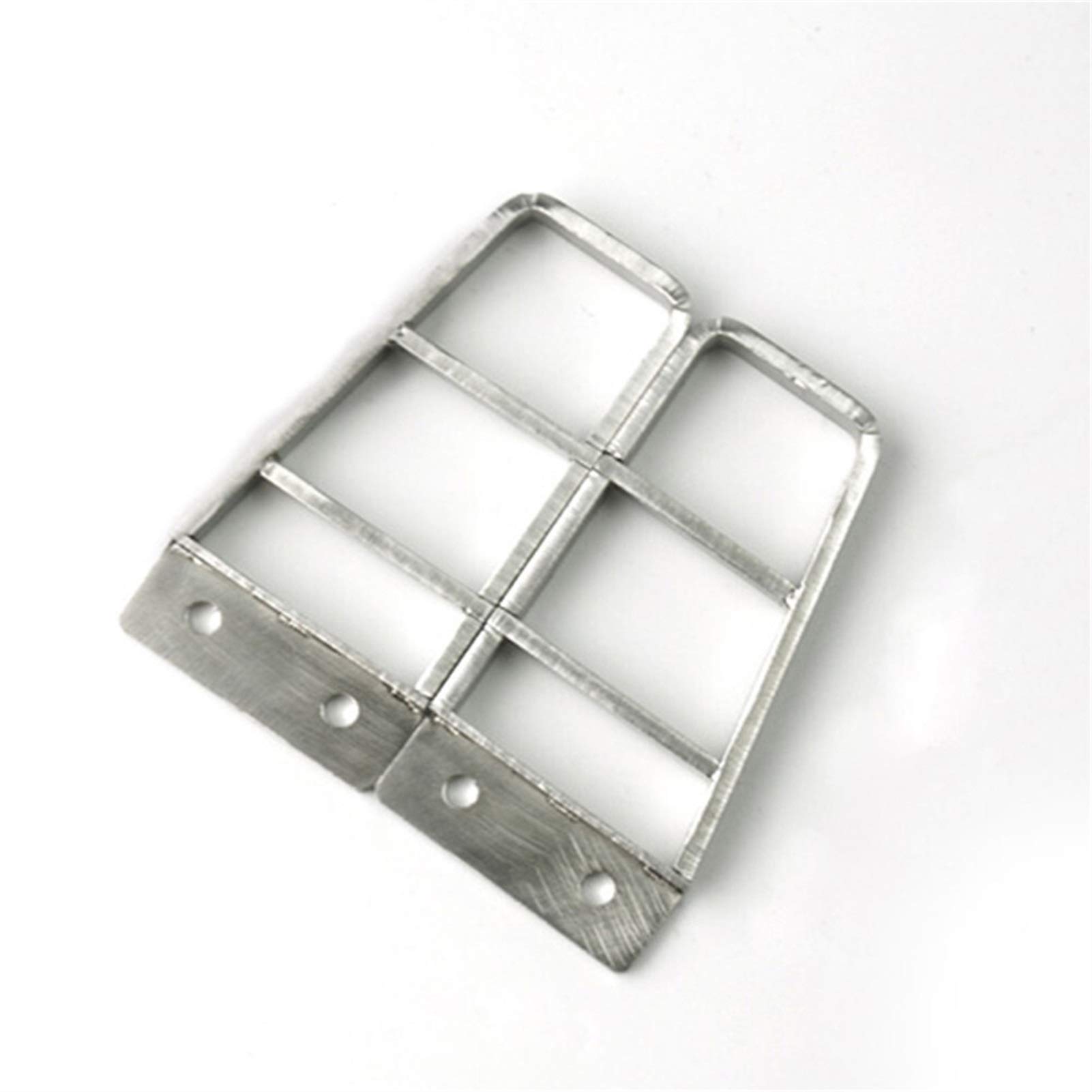 1 Pair Silver RC Truck Pedals for Tamiya 1/14 King Hauler & Globe Liner Tractor Truck - Upgrade & Replacement Parts for Realistic Driving Experience
