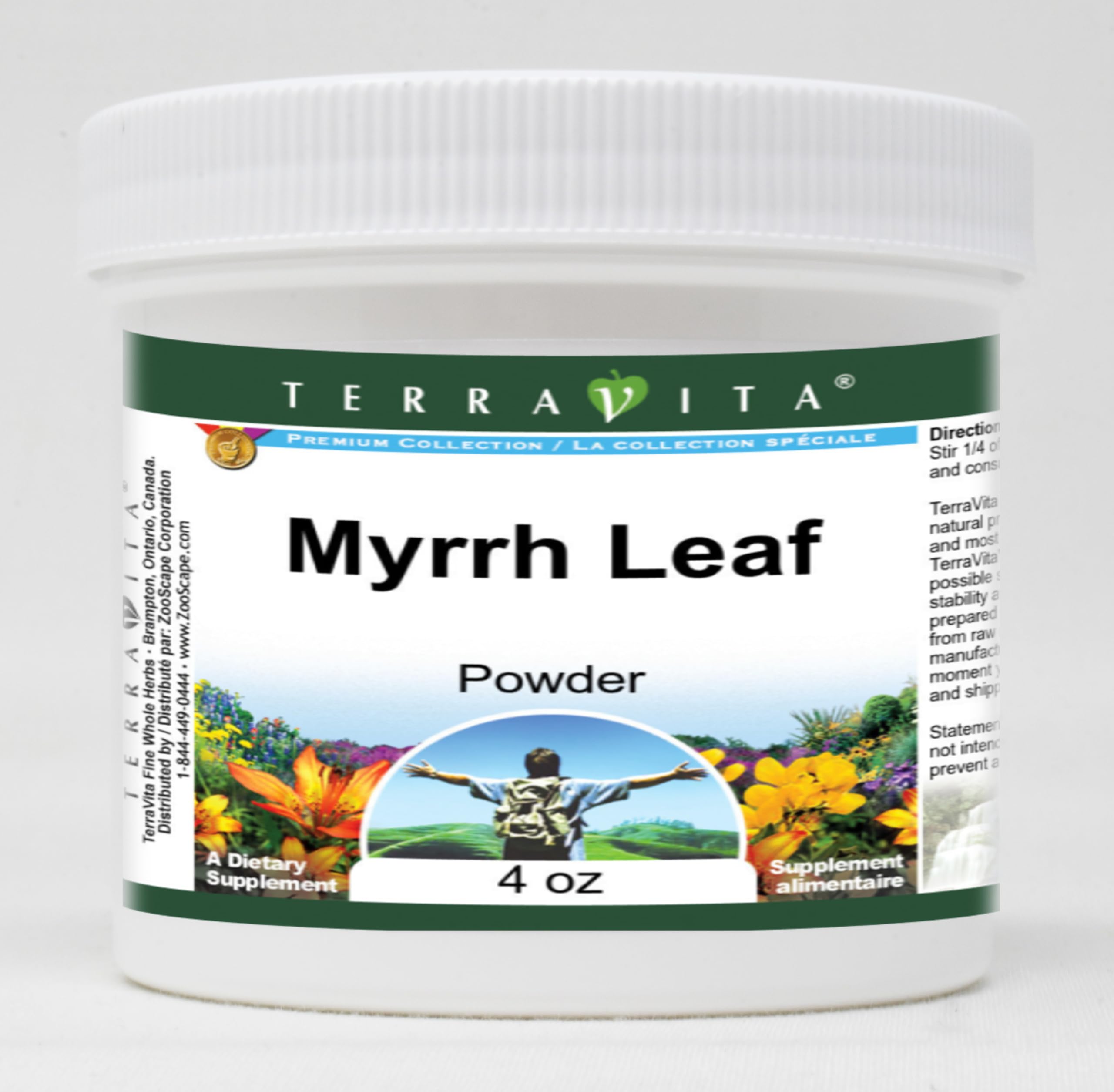 Premium Myrrh Leaf Powder 4 oz (ZIN: 520904) - Natural Herbal Supplement for Aromatherapy, DIY Skincare & Wellness Remedies