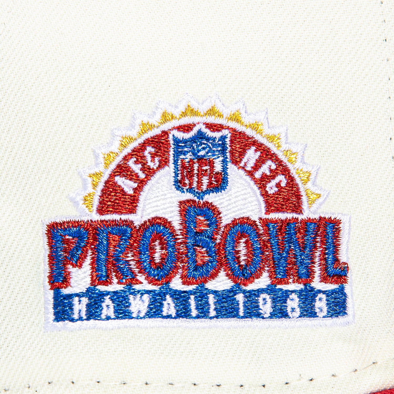 New Era 59Fifty Arizona Cardinals 1988 Pro Bowl Patch Snapback Hat - White & Cardinal Red - Official NFL Licensed Baseball Cap for Men & Women - Perfect for Game Day, Sports Events & Fan Collections