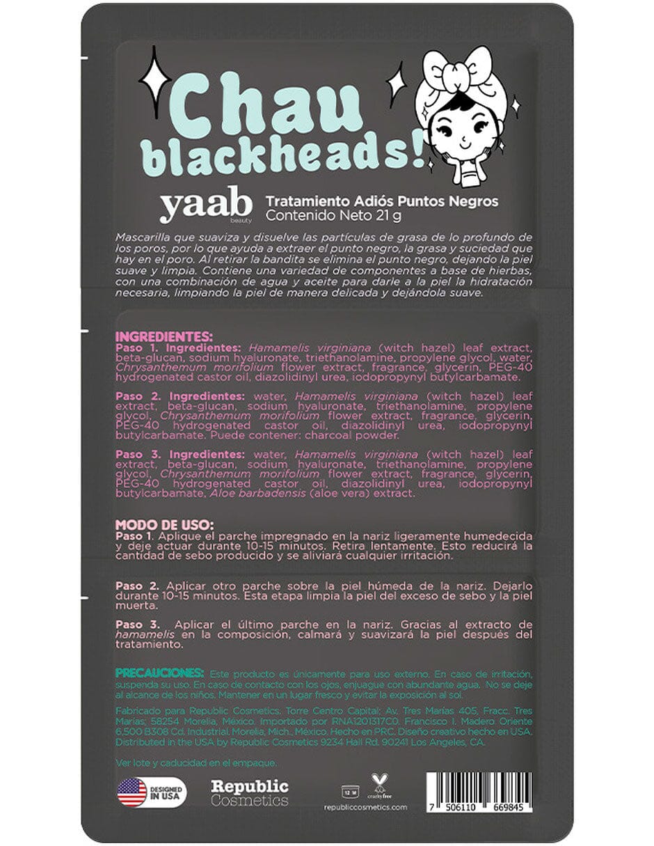Yaab Beauty Blackhead Remover Treatment - Effective Pore Cleanser for Clear Skin | Perfect for Daily Skincare Routine & Acne-Prone Skin