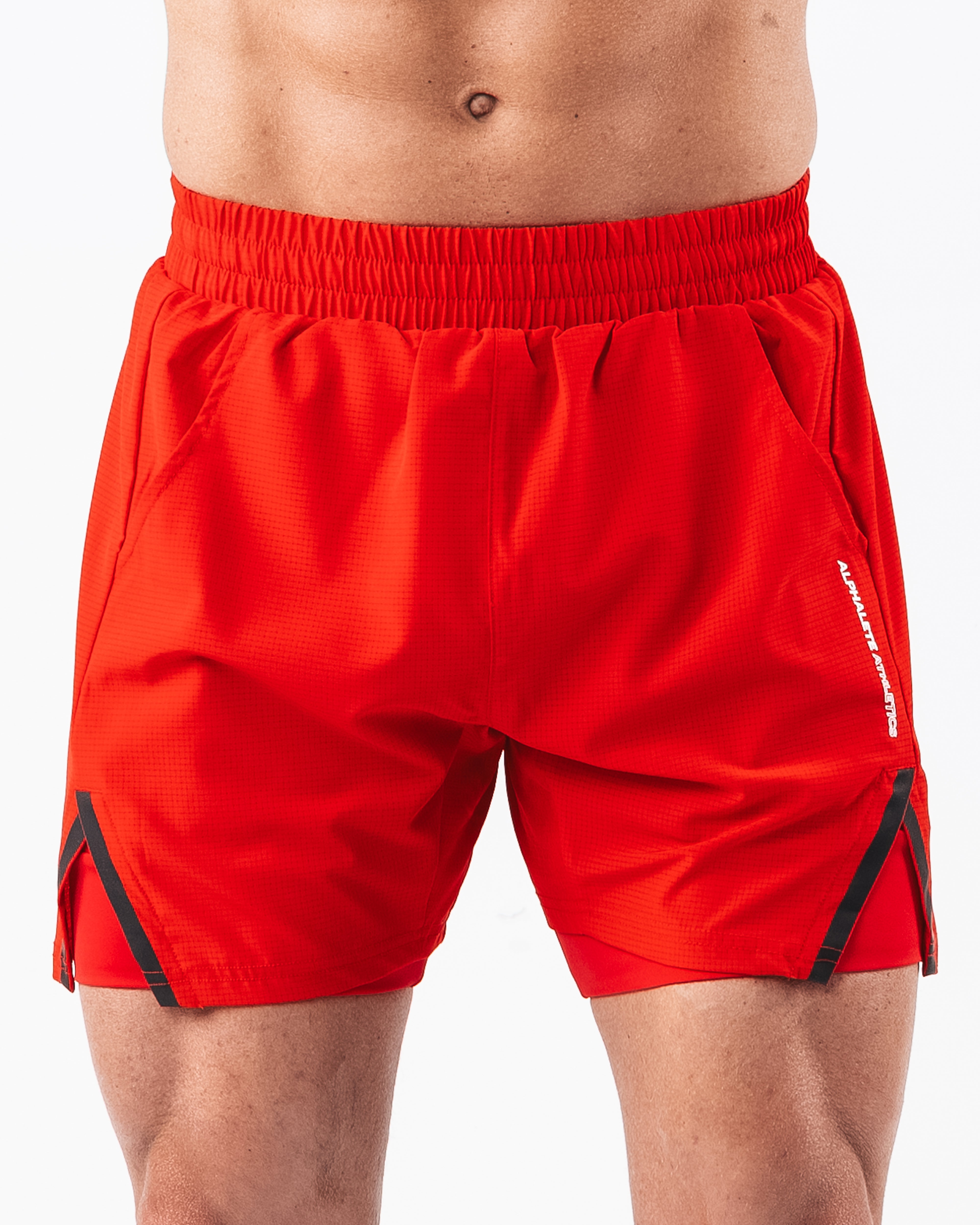 Infinity Short Formula Red - High-Performance Running Shorts for Men & Women - Perfect for Gym, Jogging, and Outdoor Sports