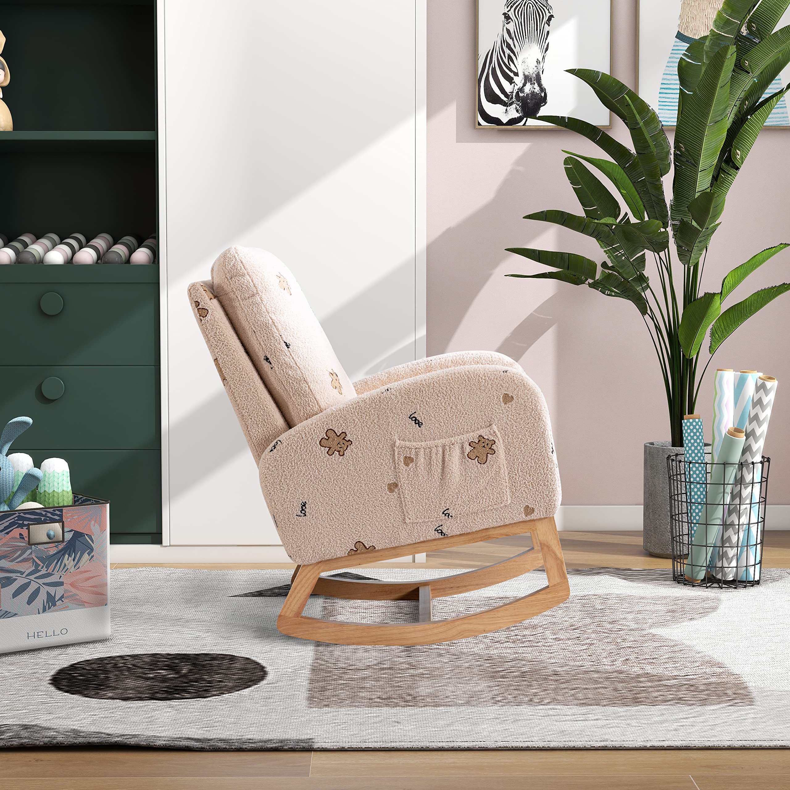 Mid Century Modern Rocking Chair - 26.8