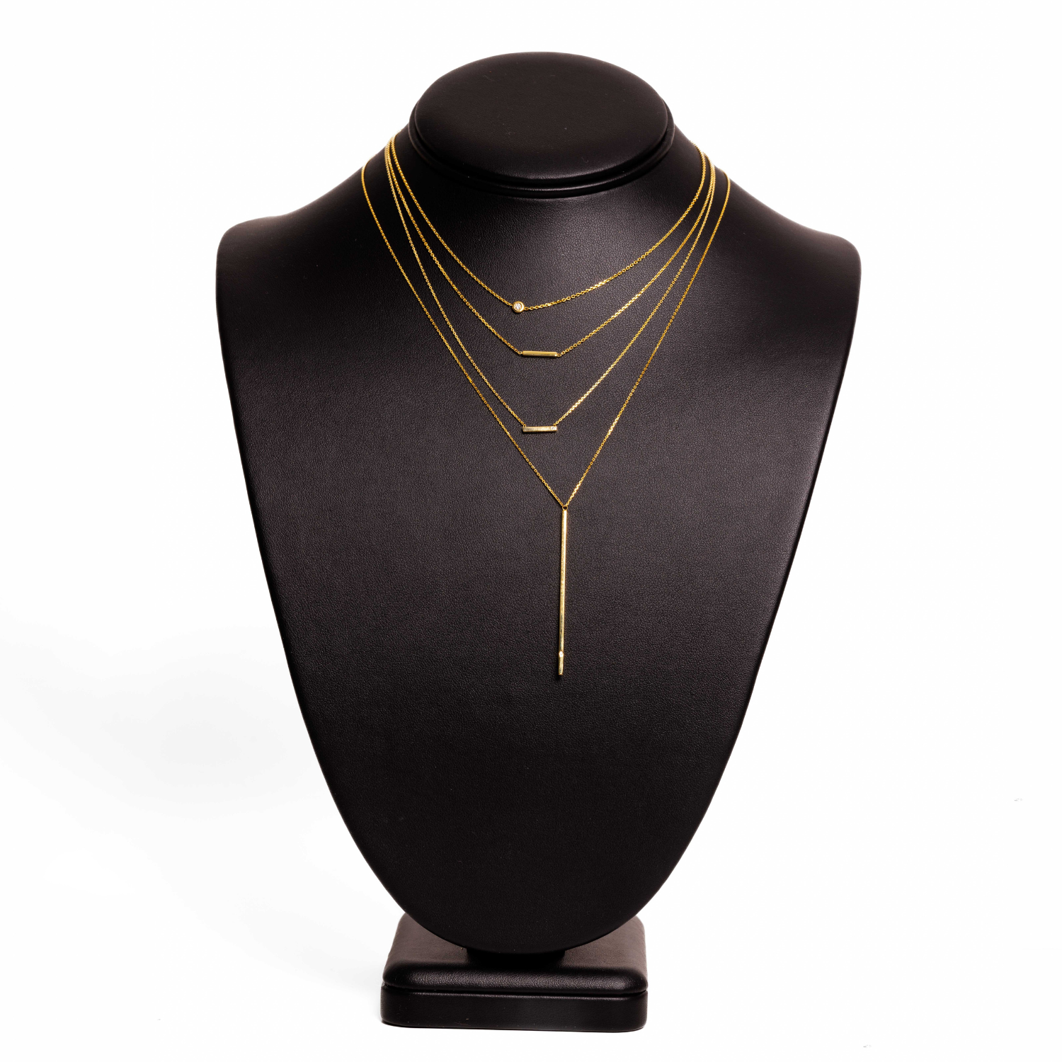 Vivianne Vertical Bar Necklace - Minimalist Dainty Gold Pendant for Women | Perfect for Everyday Wear, Layering & Gift Giving