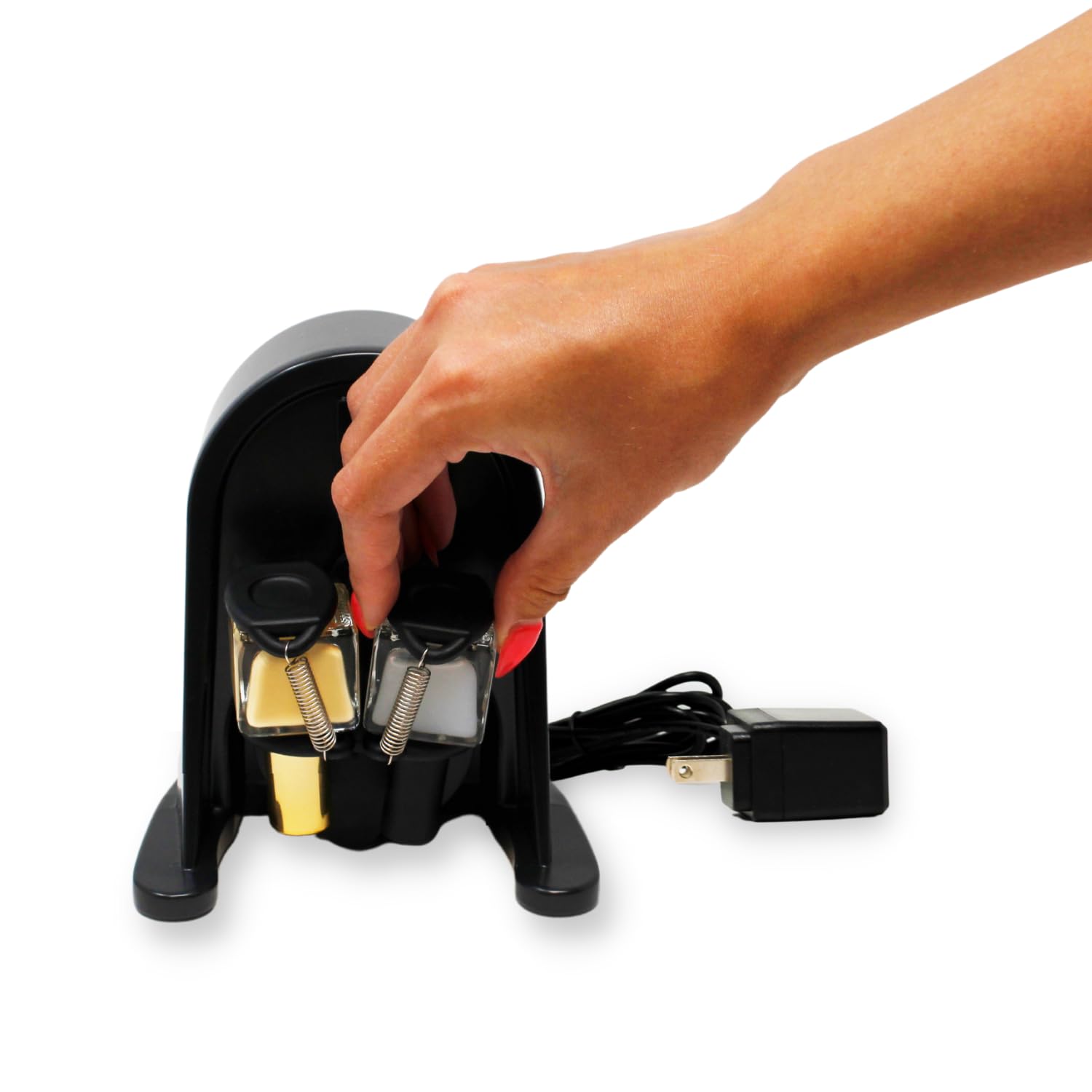Professional Duo Nail Polish Gel Shaker Mixer for Salon & Home Use – Perfect for DIY Manicures & Nail Art