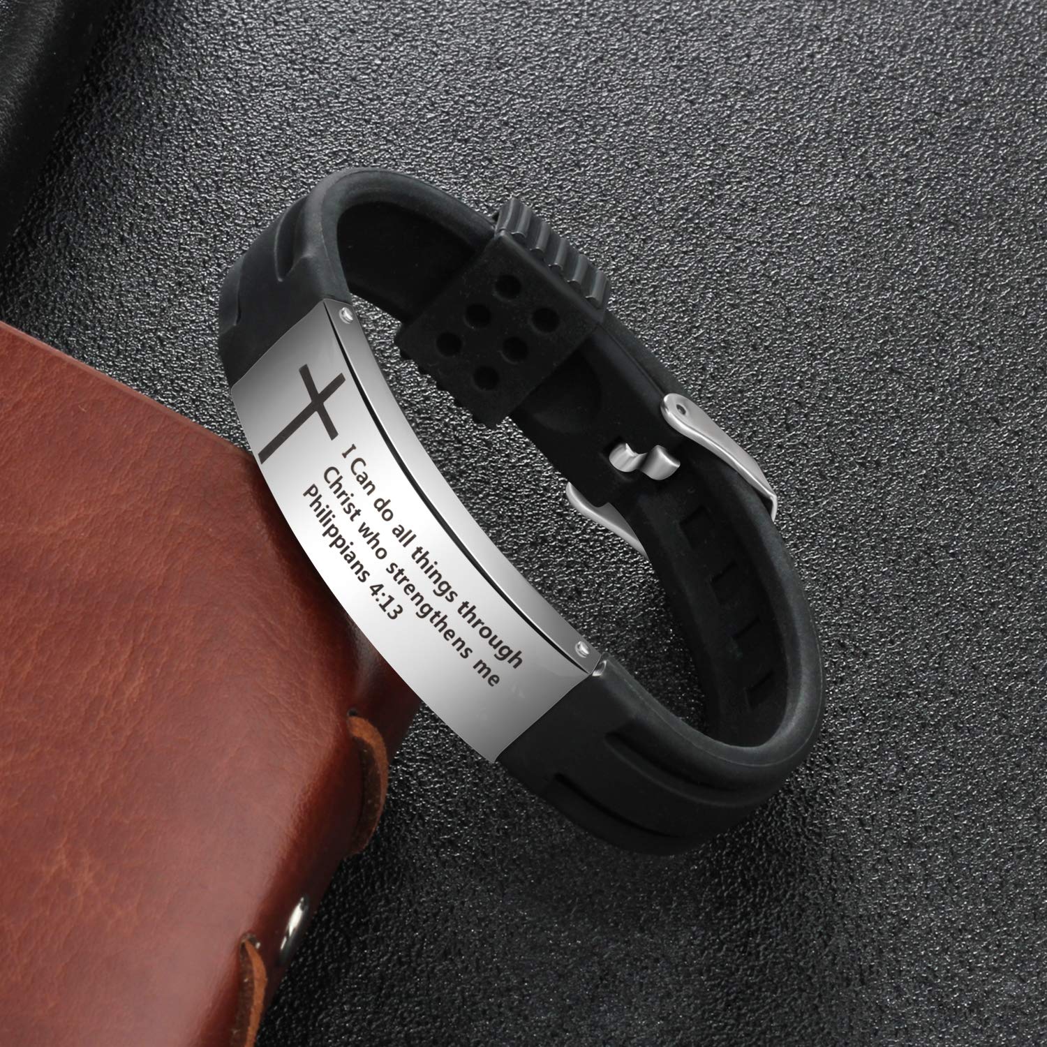Personalized Stainless Steel Bracelets for Men - Custom Name Engraved Couple Bracelet, Adjustable Medical Alert ID Bracelet - Perfect for Gifts, Anniversaries & Everyday Wear