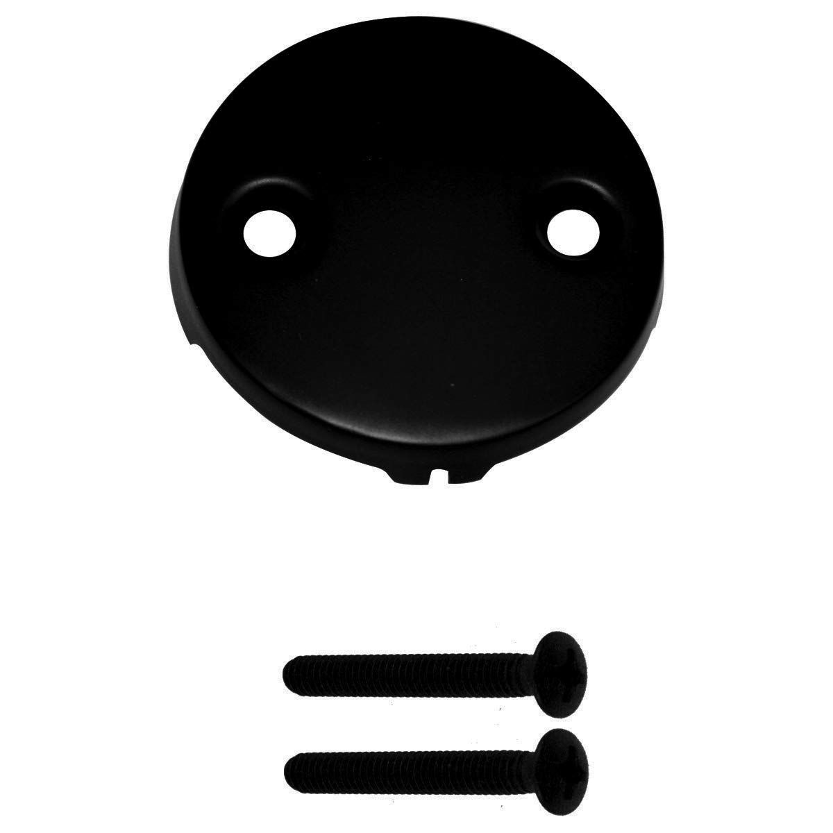 Moen T2473EPBL Genta Posi-Temp Pressure Balancing Eco-Performance Modern Tub and Shower Trim in Matte Black - Includes Valve & Westbrass Tip Toe Tub Trim Set with Two-Hole Overflow Faceplate - Perfect for Bathroom Renovation and Modern Home Decor