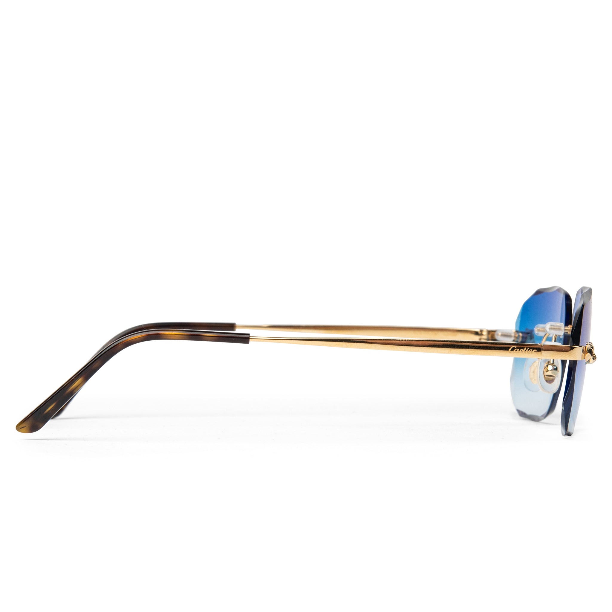 Cartier Panthere De Cartier CT0148O 001 Rimless Sunglasses - Luxury Designer Eyewear for Women & Men | Perfect for Beach, Driving & Fashion Accessories