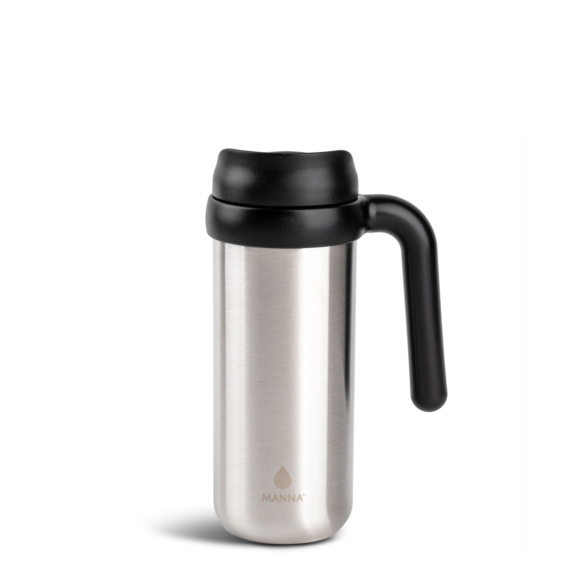 16 oz Insulated Mocha Travel Mug - Leak Proof Coffee Thermos for Commuting, Camping & Outdoor Adventures
