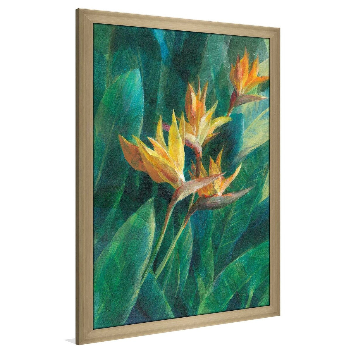 Stunning Bird of Paradise Print on Acrylic - Vibrant Wall Art Decor for Living Room, Bedroom & Office - Modern Tropical Home Decor