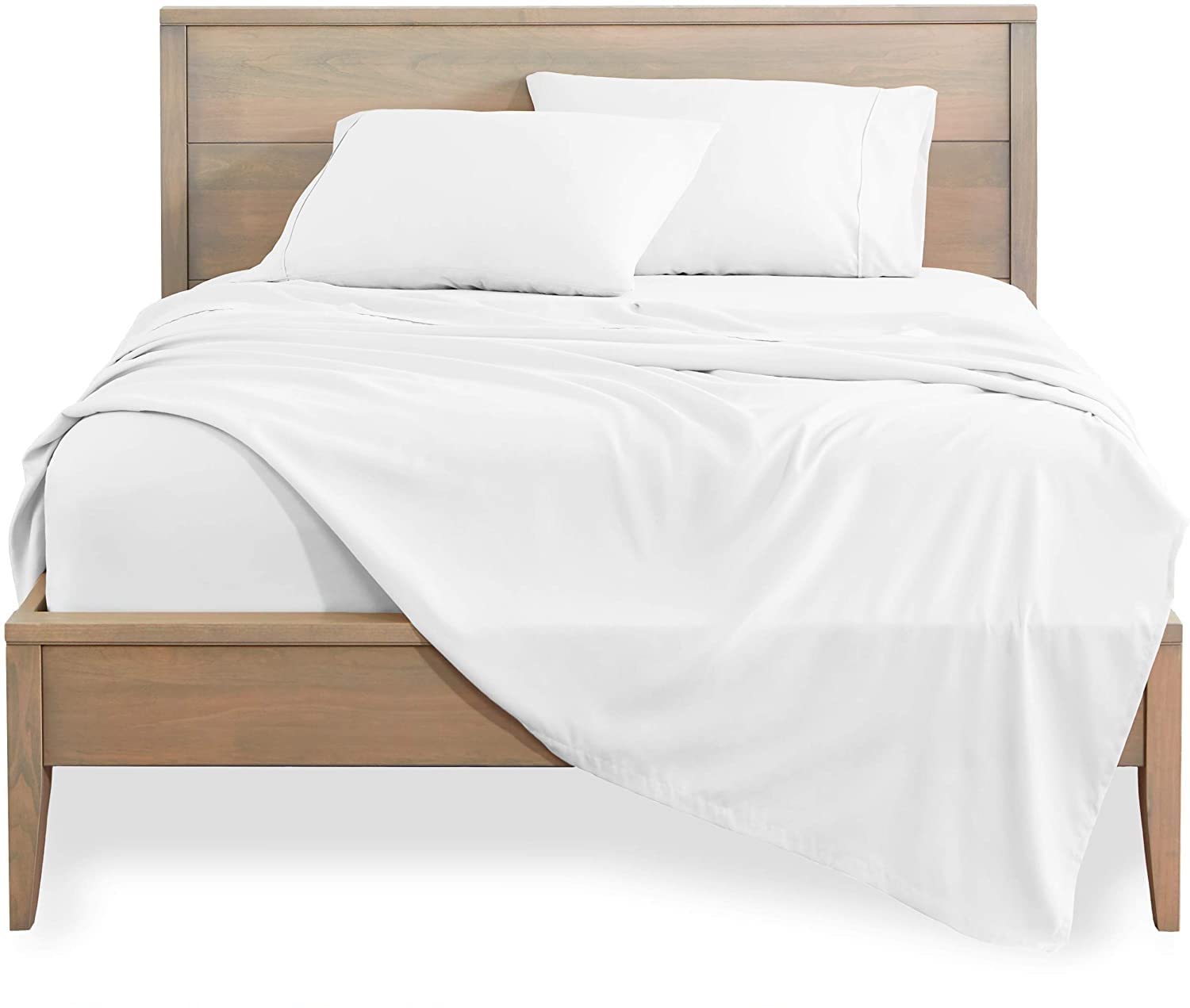 Premium 100% Tencel Full Size Sheets 4-Piece Set - Silky Soft Eucalyptus Lyocell Bedding with Breathable Percale Weave | Moisture Wicking & Temperature Regulating | Fits 16