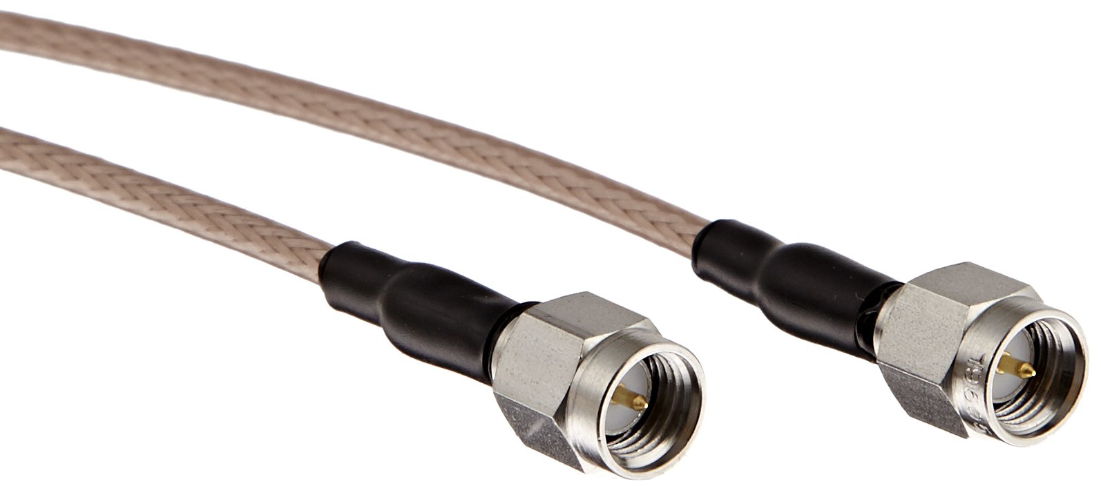 Pomona 4846-BB-48 SMA Plug to SMA Plug Cable Assembly - RG 316/U Coaxial Cable - 48 Inch Length - for RF Test Equipment, Wireless Communication & Ham Radio Applications