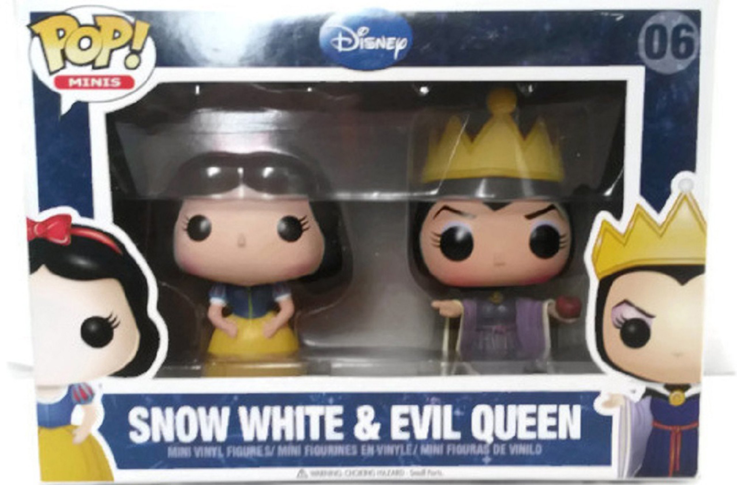 Disney Snow White & Evil Queen Funko Pop! Minis Collectible Figures - Perfect for Disney Fans, Movie Lovers, and Pop Culture Collectors | Great for Display, Gifts, and Home Decor