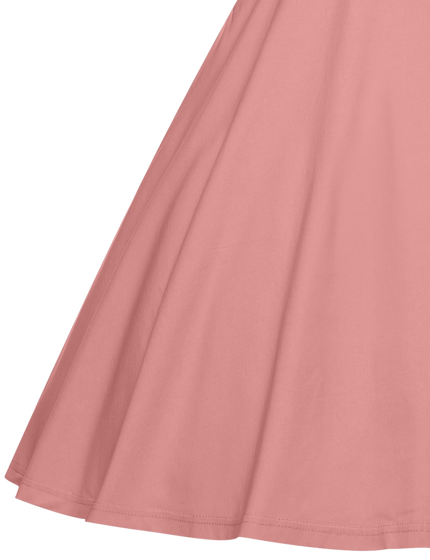 Vintage 1950s Swing Dresses for Women - Stretchy Retro A-Line Dress with Pockets | Perfect for Cocktail Parties, Date Nights & Vintage Fashion Lovers