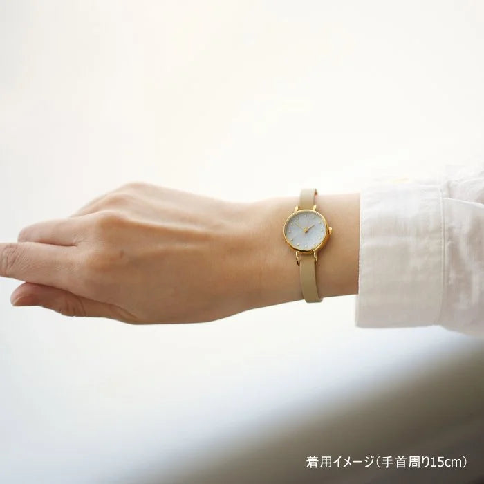 Elegant Women's Wristwatch with Sodalite Stone - Japanese Handmade Pale Blue Watch for Women | Perfect for Daily Wear, Office, and Special Occasions