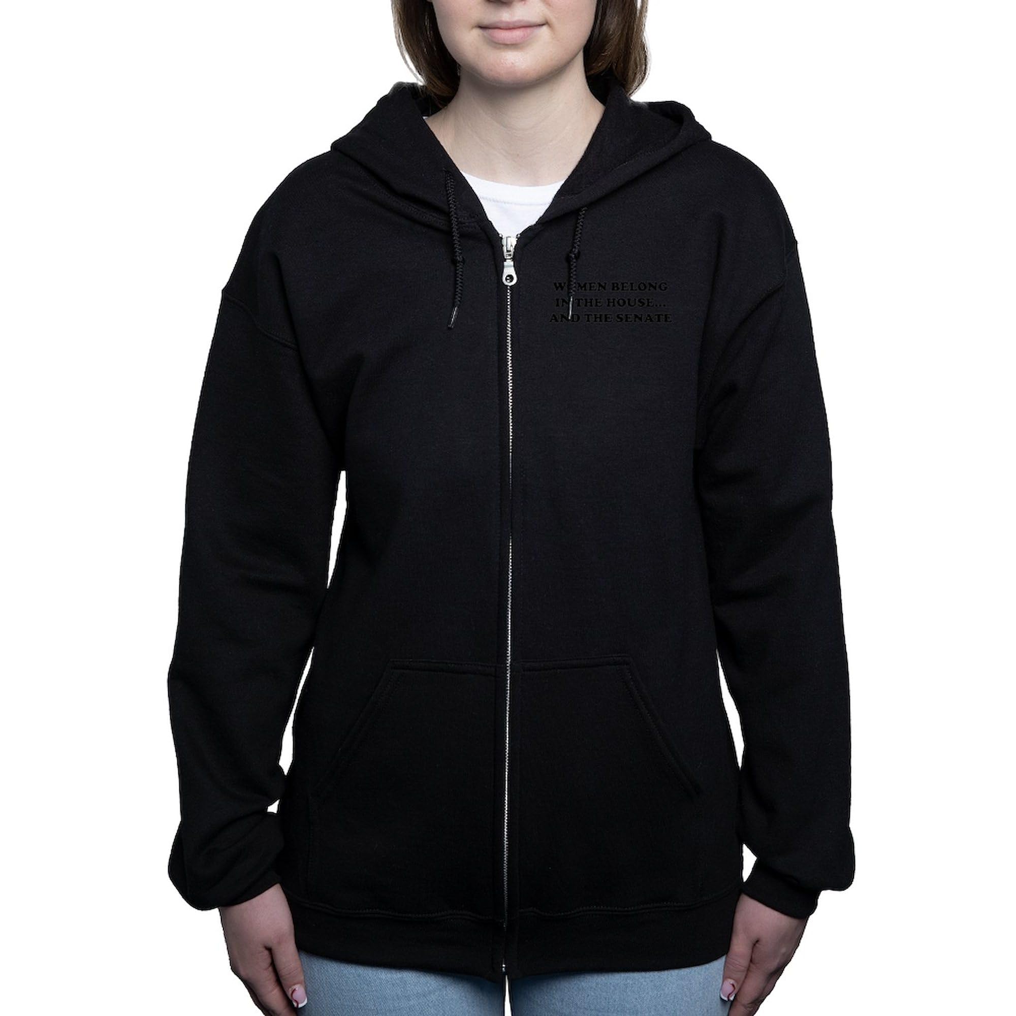 Women Belong In The House Zip-Up Hoodie Sweatshirt for Women - Comfortable & Stylish Pullover for Casual Wear, Workouts & Political Events