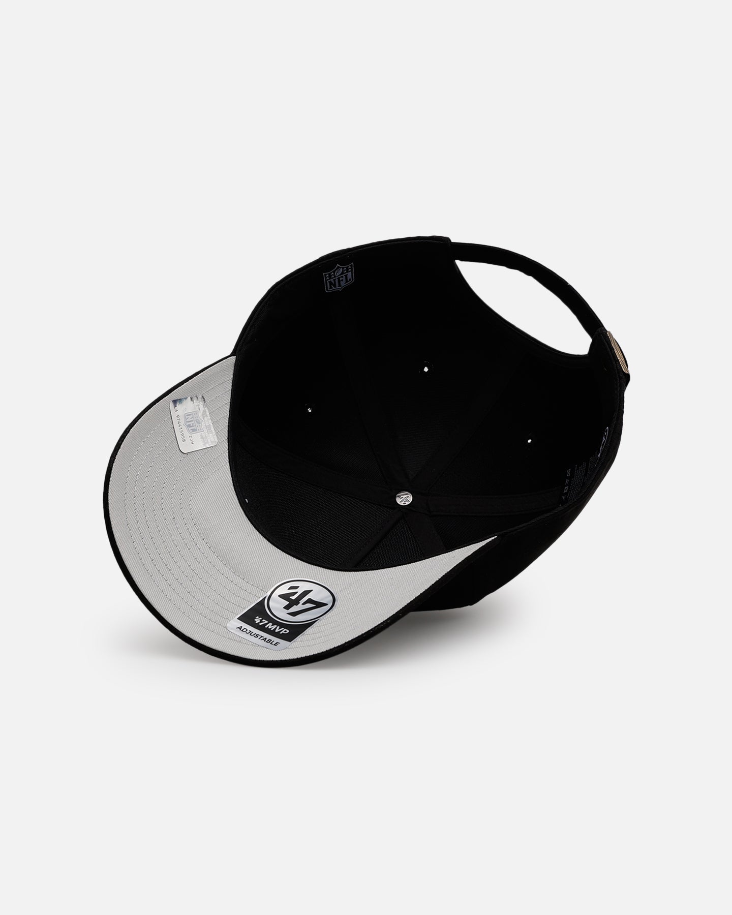 Los Angeles Rams 'Ultrasuede' 47 MVP Strapback Hat - Black & White Adjustable Snapback for NFL Fans & Game Day Outfits