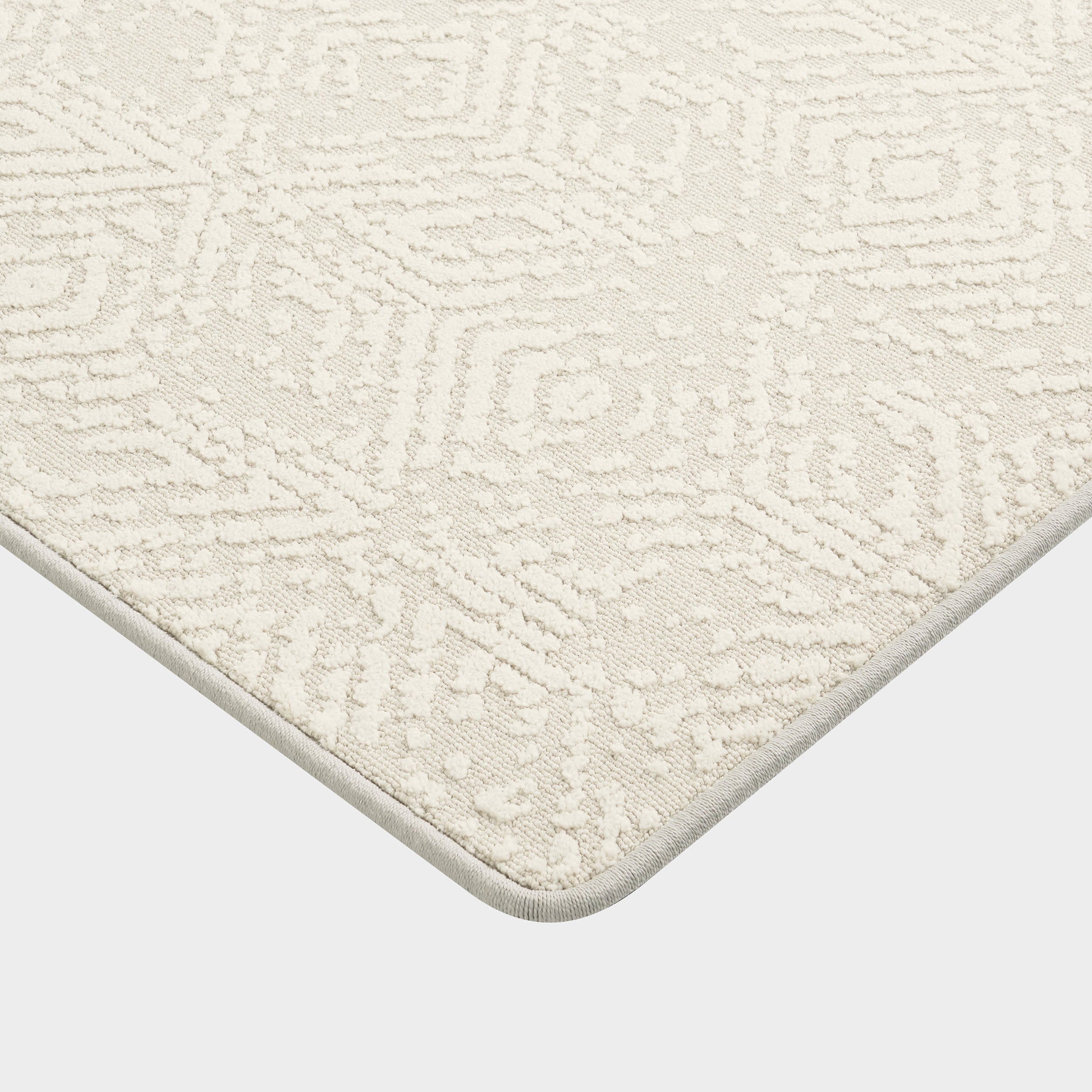 Distressed Custom Bunting Rug in Sandstone - Perfect for Boho Chic Living Rooms and Cozy Bedroom Decor