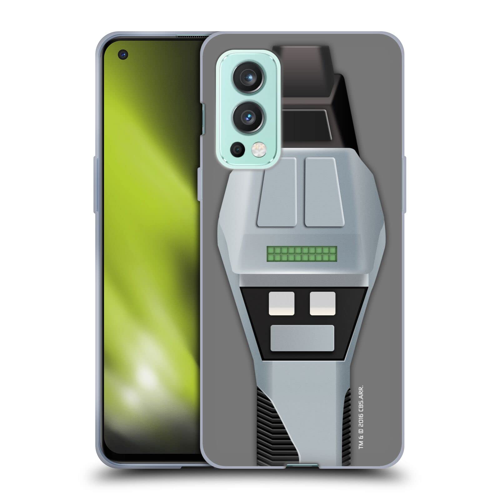 Official Star Trek Type 2 Phaser TNG Soft Gel Case for OnePlus Nord 2 5G - Licensed Sci-Fi Phone Cover for Fans, Perfect for Cosplay & Trekker Conventions