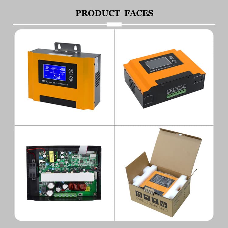 30A MPPT Solar Charge Controller - 12V/24V Auto, Waterproof & LCD Display for RV, Boat, Off-Grid Solar System - Perfect for Home, Camping & Outdoor Power Supply