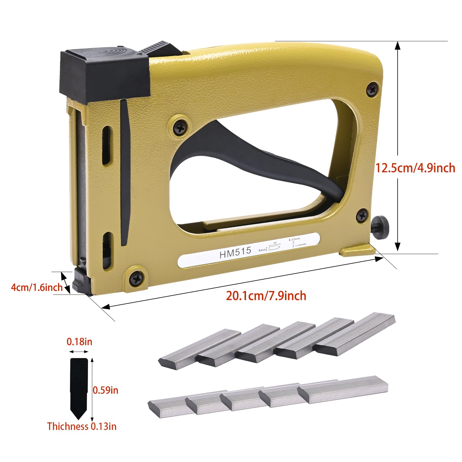 Professional Picture Frame Point Driver with 2000 Refill Points - Heavy Duty Framing Stapler Tool for Artists, Paintings & Photo Framing - Perfect for Home Decor, Art Galleries & DIY Projects