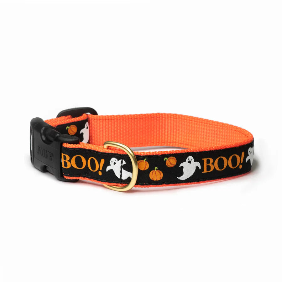 Collar Boo - Stylish Pet Dog Cat Collar with Bell, Adjustable & Comfortable for Small Medium Pets - Perfect for Walks, Training & Everyday Wear
