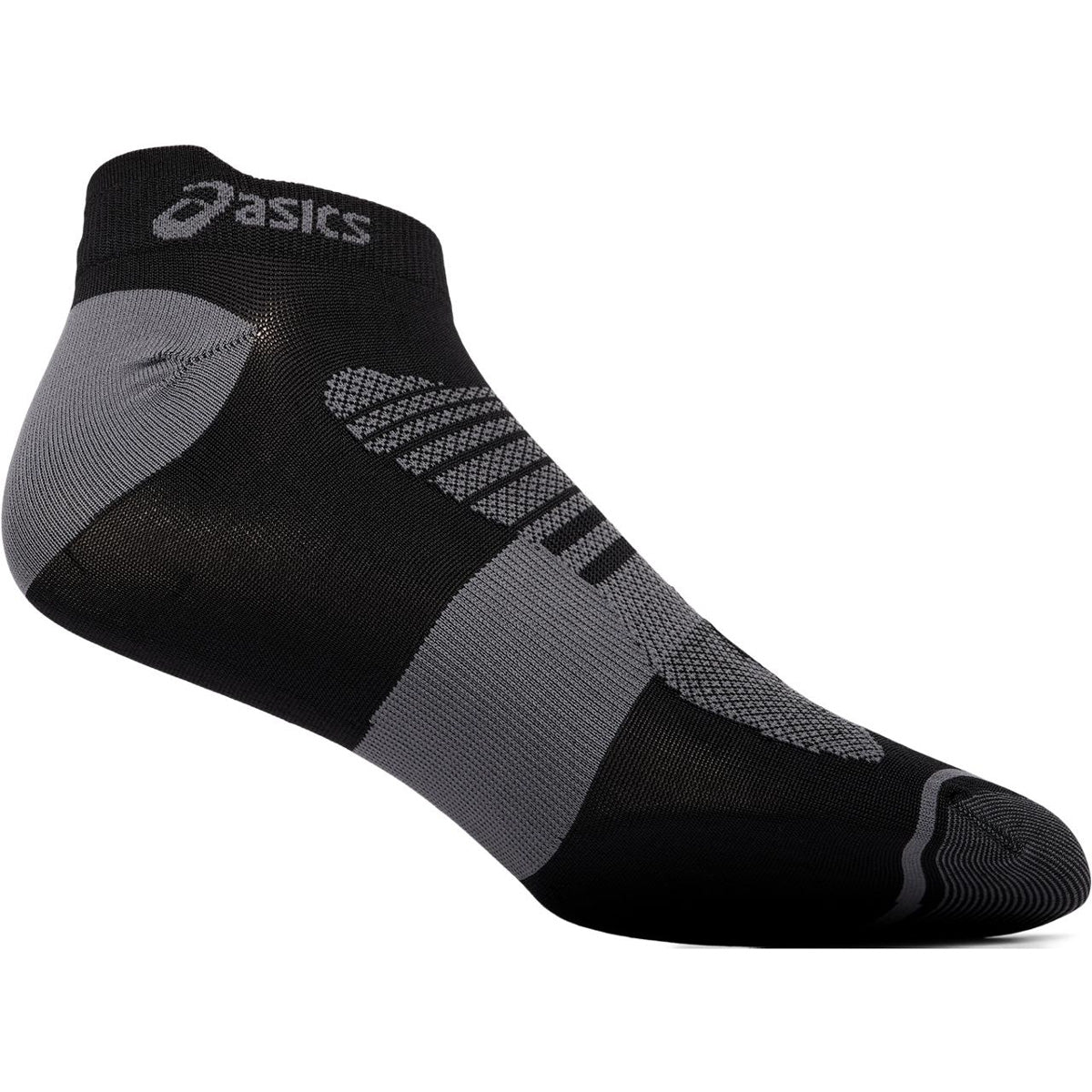 ASICS Men's Quick Lyte Plus Athletic Socks 3-Pack - Performance Black/Grey - Breathable Running Socks for Gym, Sports & Everyday Comfort